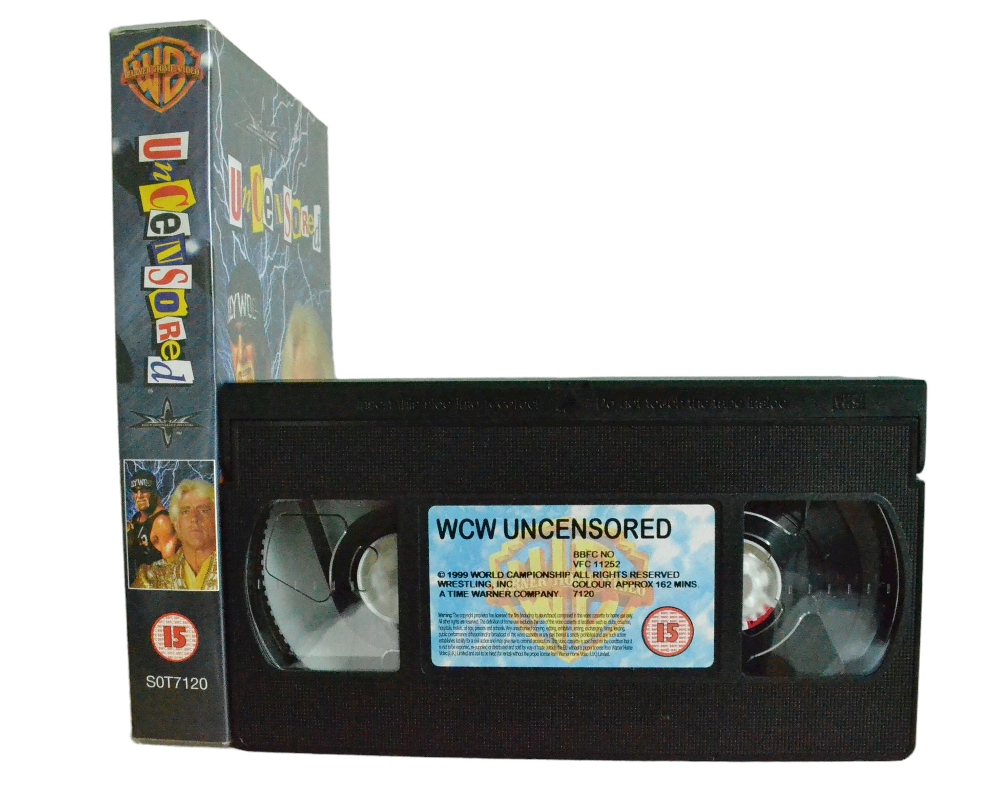 WCW Uncensored - Warner Home Video - Wrestling - Pal VHS-