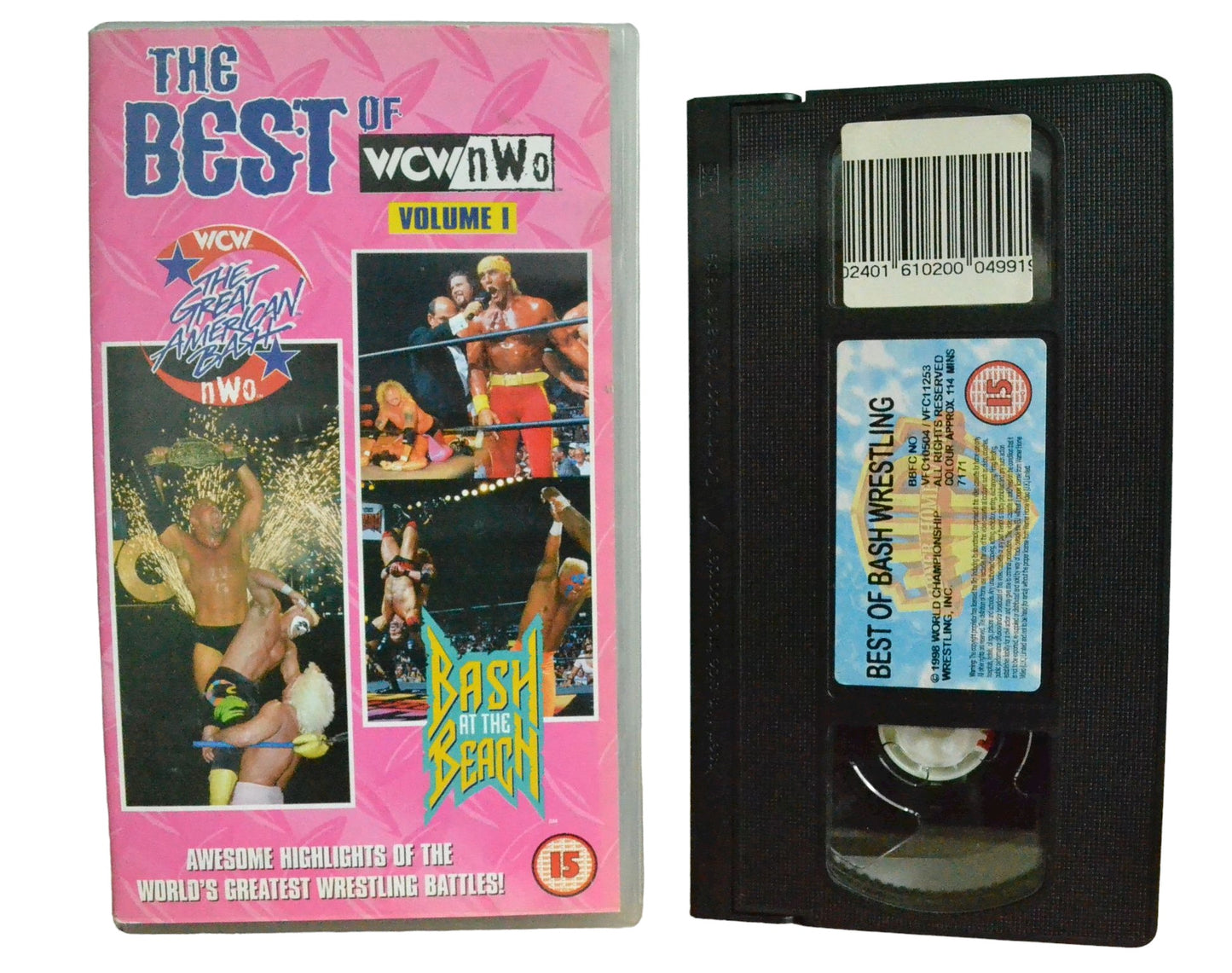 The Best of WCW NWO - Volume 1 - Warner Home Video - Wrestling - Pal VHS-