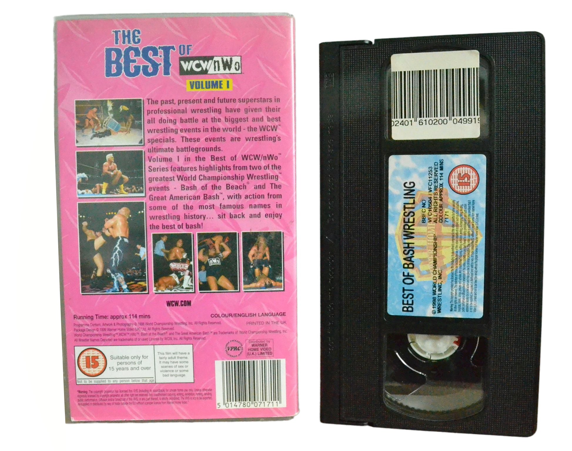 The Best of WCW NWO - Volume 1 - Warner Home Video - Wrestling - Pal VHS-