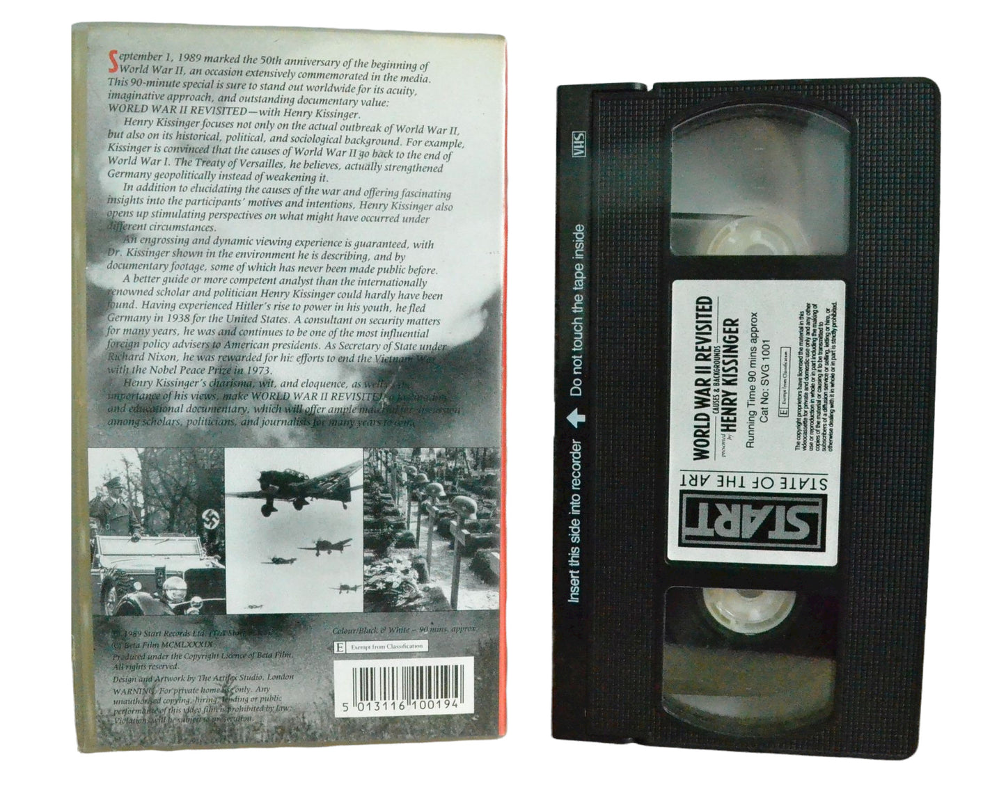 The World War 2 Revisited - Causes & Backgrounds - Start Video - Vintage - Pal VHS-