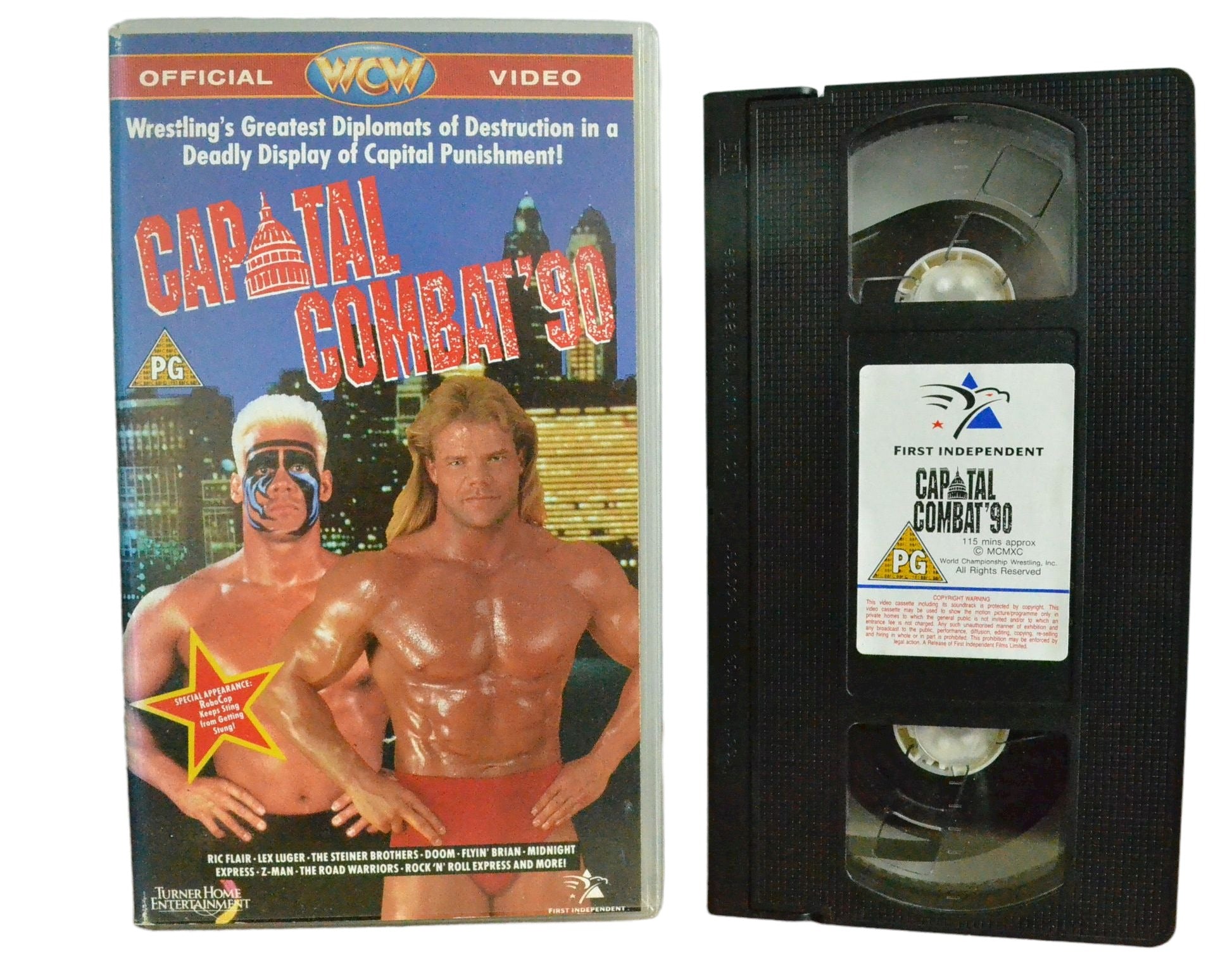 WCW Capital Combat '90 - Turner Home Entertainment - Wrestling - Pal VHS-