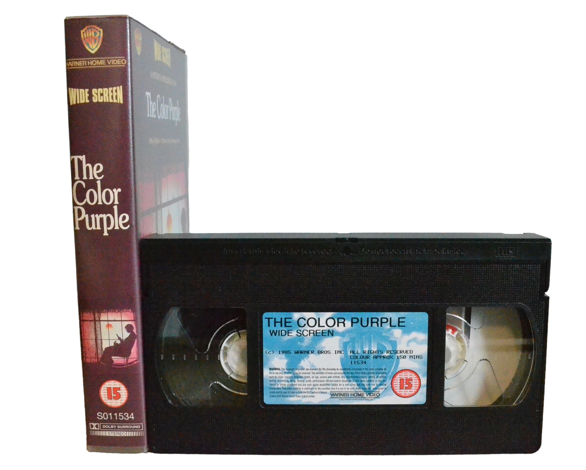 The Color Purple - Danny Glover - Warner Home Video - SO11534 - Drama - Pal - VHS-