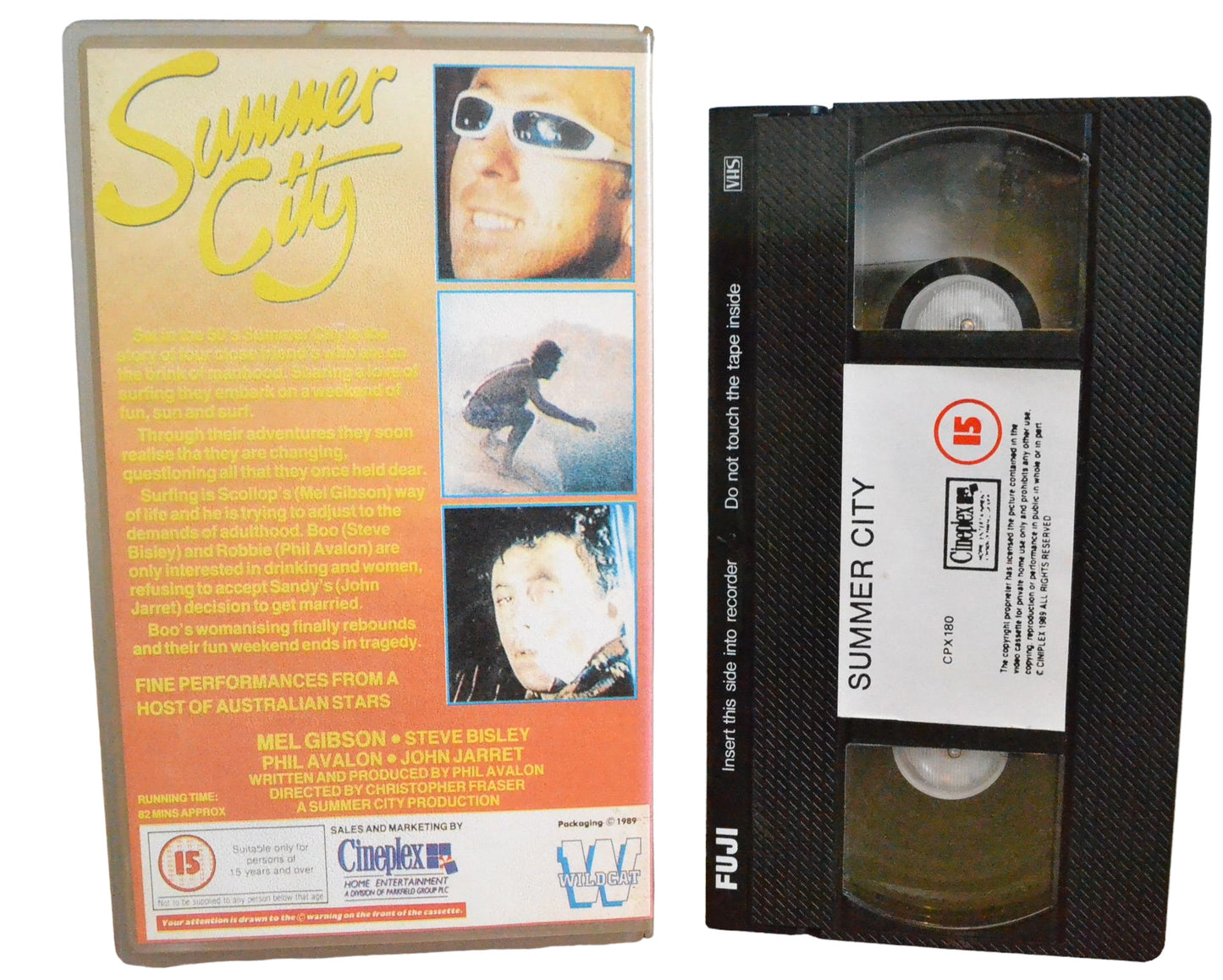 Summer City - Steve Bisley - Cineplex Home Entertainment - CPX180 - Drama - Pal - VHS-