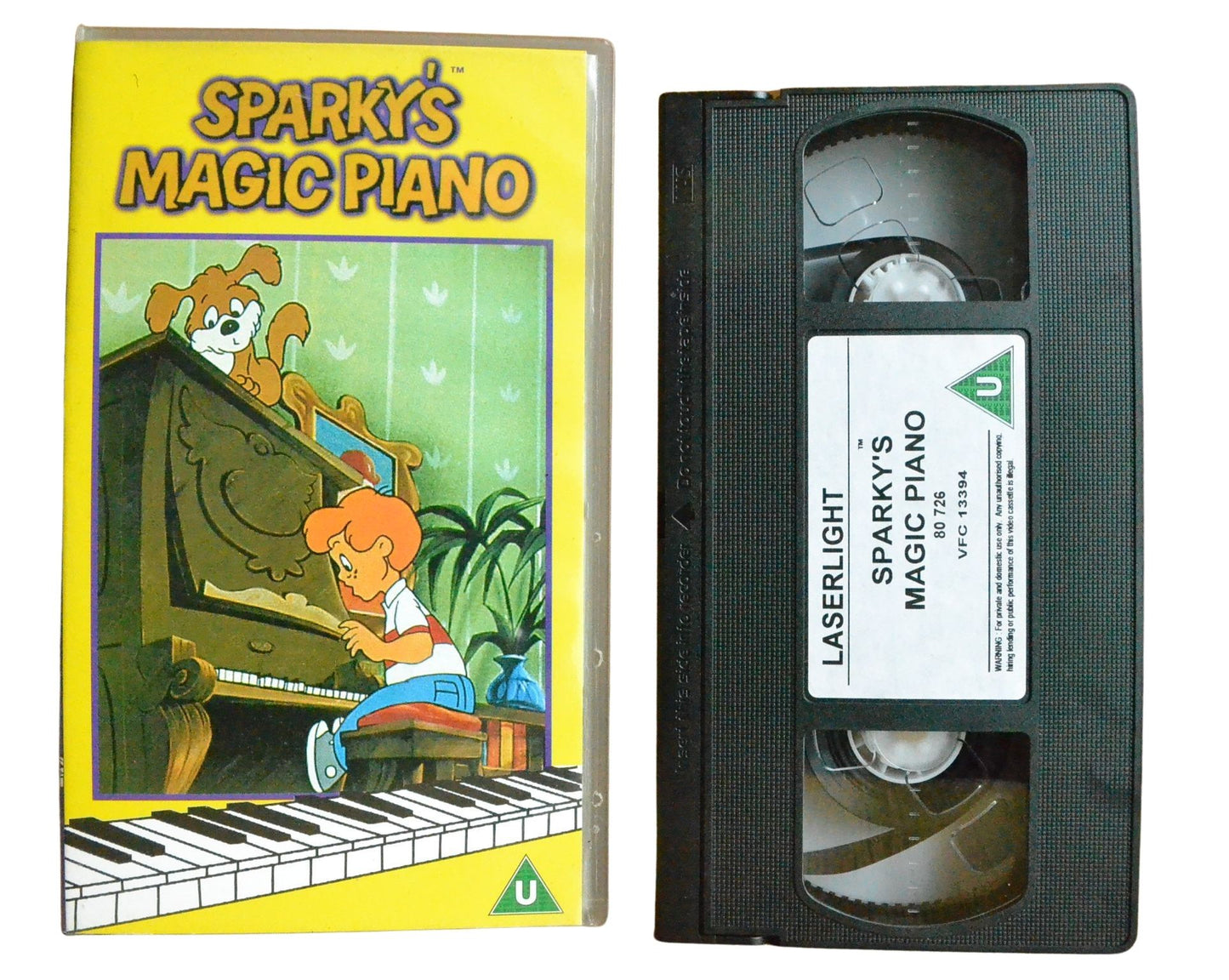 Sparky's Magic Piano - Children’s - Pal VHS-