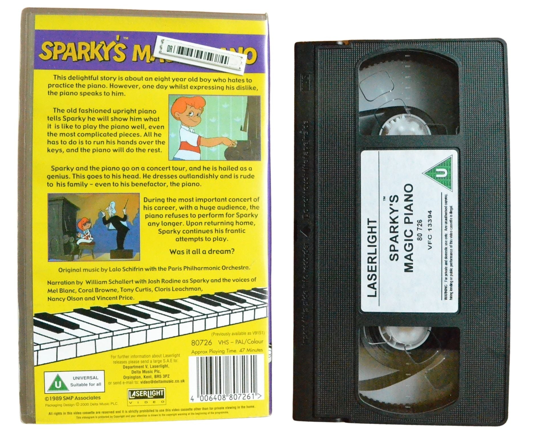 Sparky's Magic Piano - Children’s - Pal VHS-