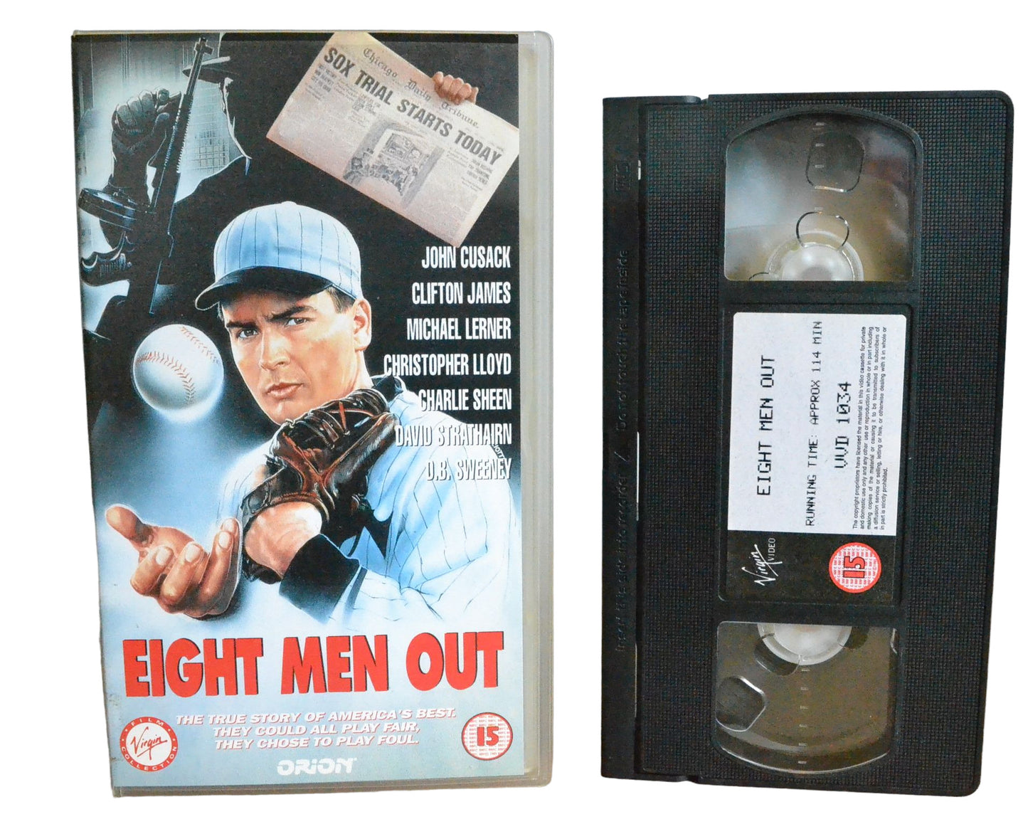 Eight Men Out - John Cusack - Orion Pictures - VVD1034 - Drama - Pal - VHS-