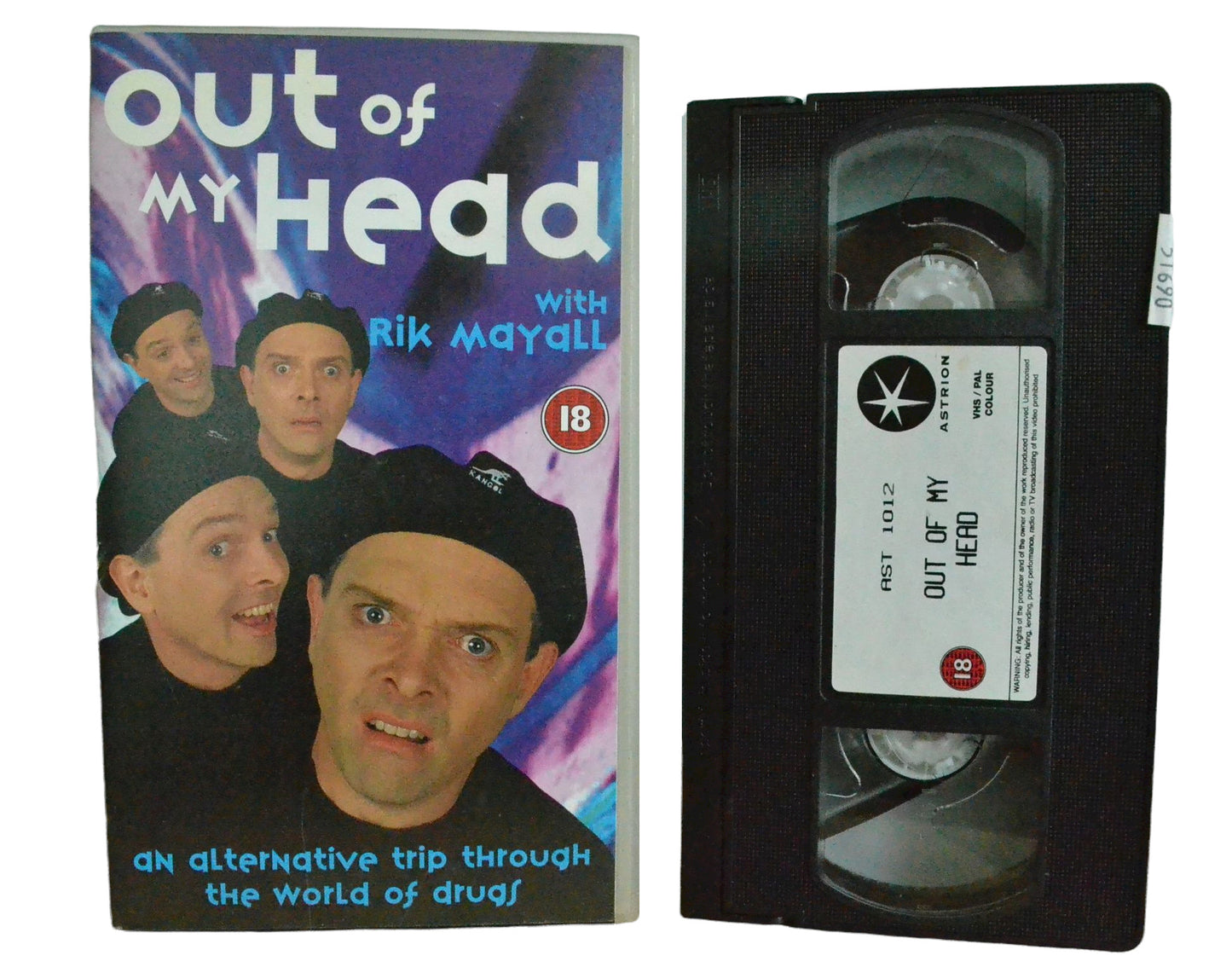 Out of My Head - Rik Mayall - Astrion - Comedy - Pal VHS-