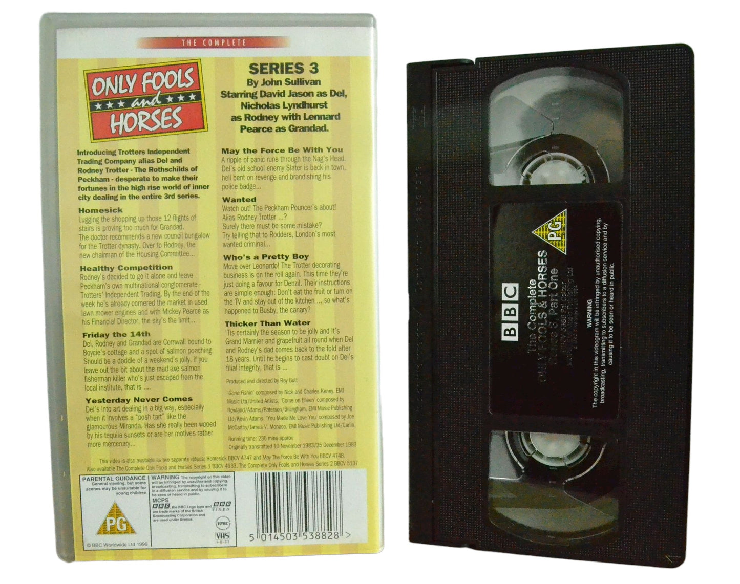 Only Fools and Horses - Series 3 - David Jason - BBC - Comedy - Pal VHS-