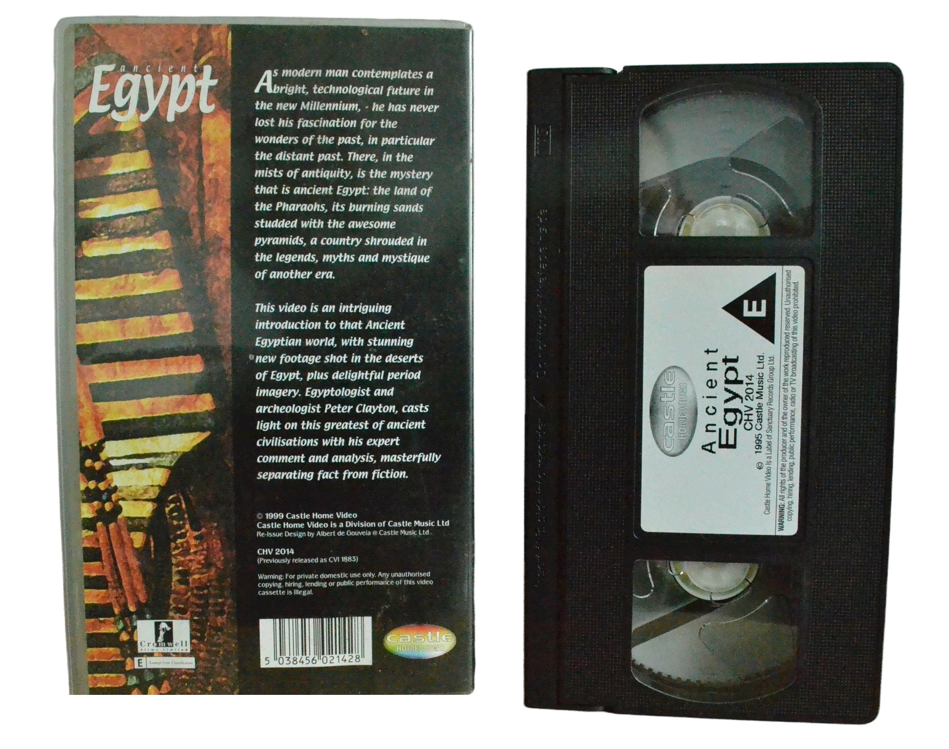 Ancient Egypt - Castle Home Video - Vintage - Pal VHS-