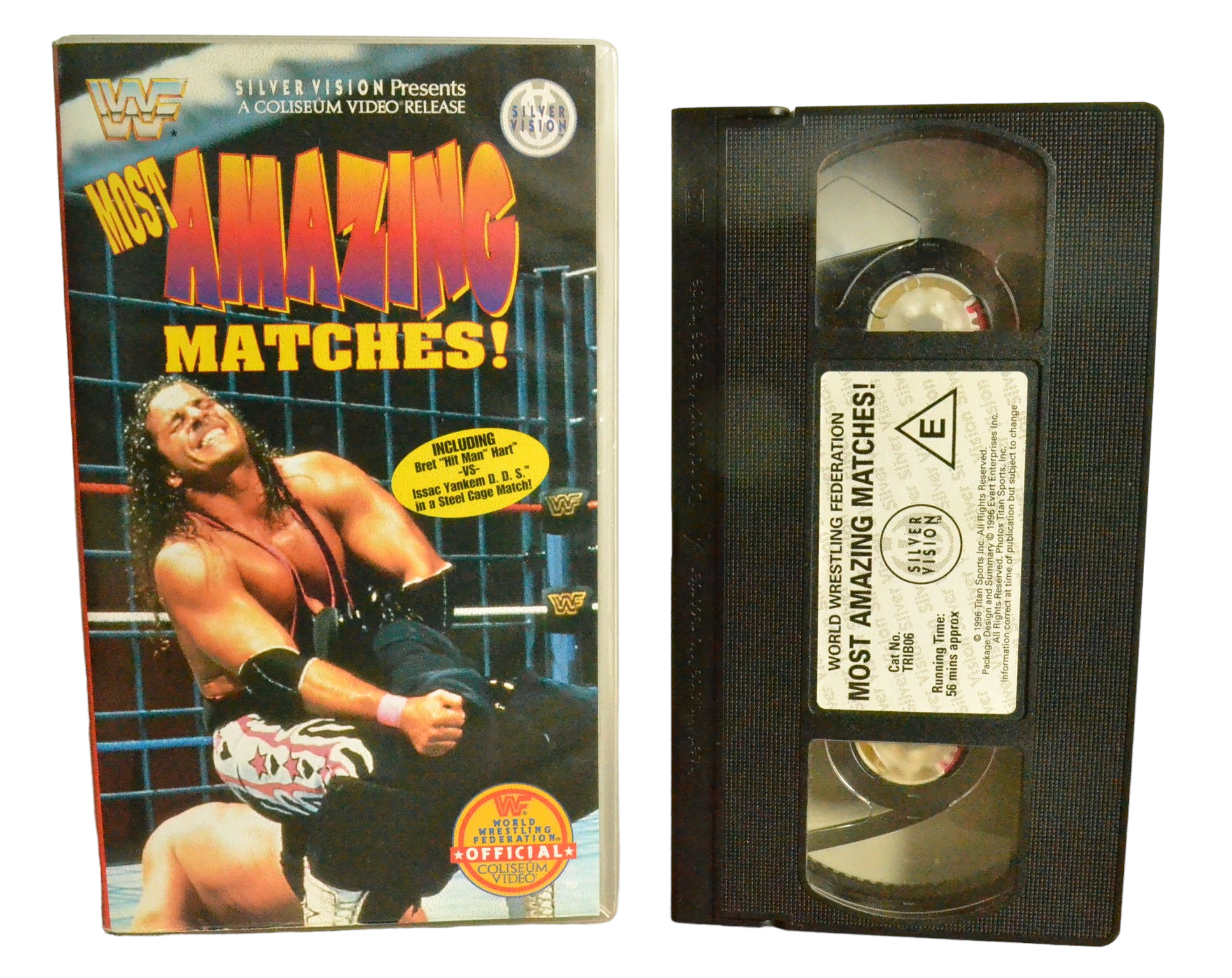 Most Amazing Matches - Sam Anoai - World Wrestling Federation - TRIB 06 - Wrestling - Pal - VHS-