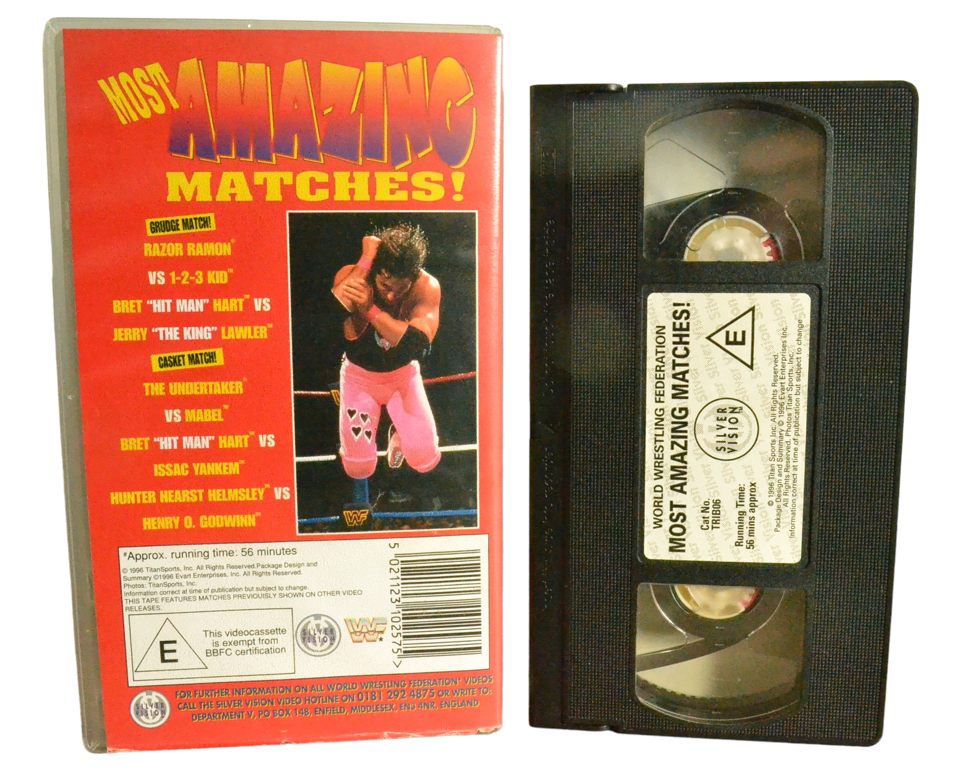 Most Amazing Matches - Sam Anoai - World Wrestling Federation - TRIB 06 - Wrestling - Pal - VHS-