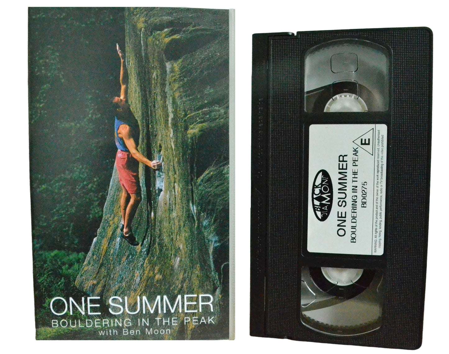 One Summer - Bouldering In The Park - Ben Moon - Black Diamond - Vintage - Pal VHS-