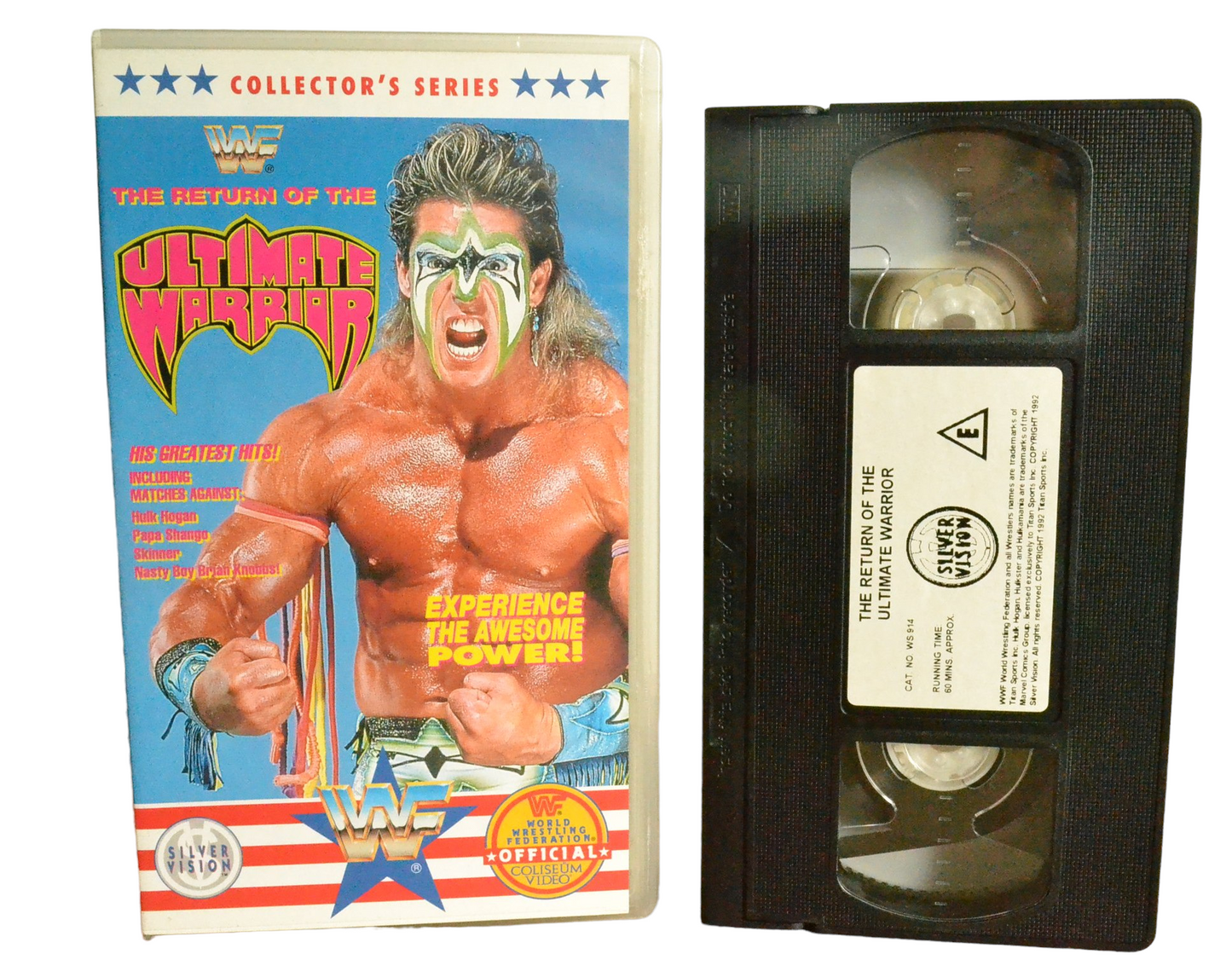 The Return of the Ultimate Warrior - Mark Calaway - World Wrestling Federation - WS 914 - Wrestling - Pal - VHS-