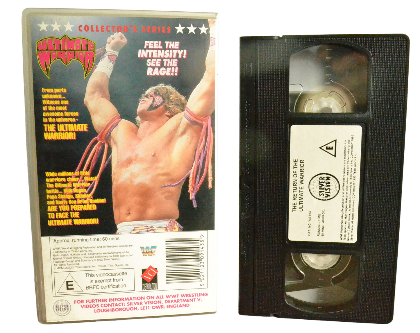 The Return of the Ultimate Warrior - Mark Calaway - World Wrestling Federation - WS 914 - Wrestling - Pal - VHS-