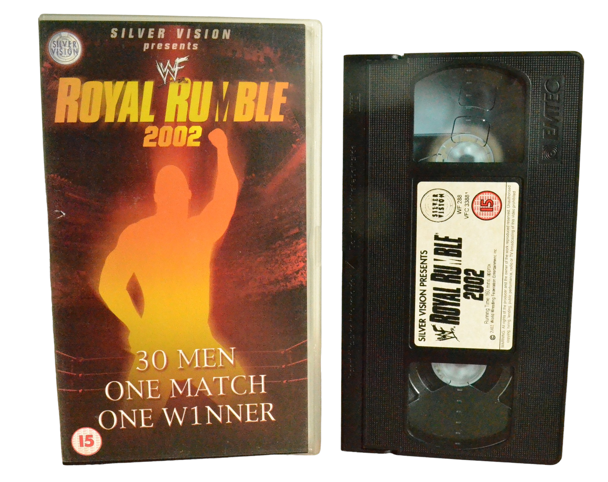 Royal Rumble 2002 - Chris Jericho - World Wrestling Federation - WF 288 - Wrestling - Pal - VHS-