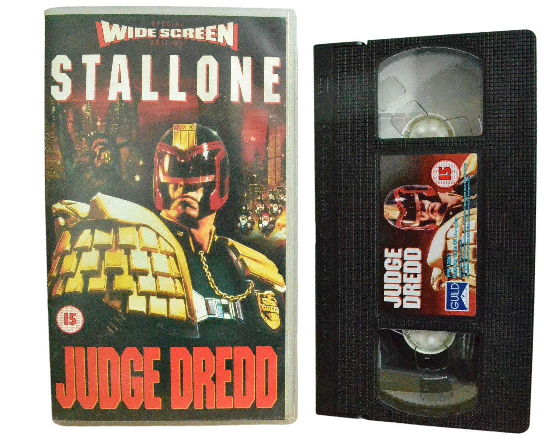 Judge Dredd (Widescreen Special Edition) - Sylvester Stallone - 20th Century Fox Home Entertainment - Vintage - Pal VHS-