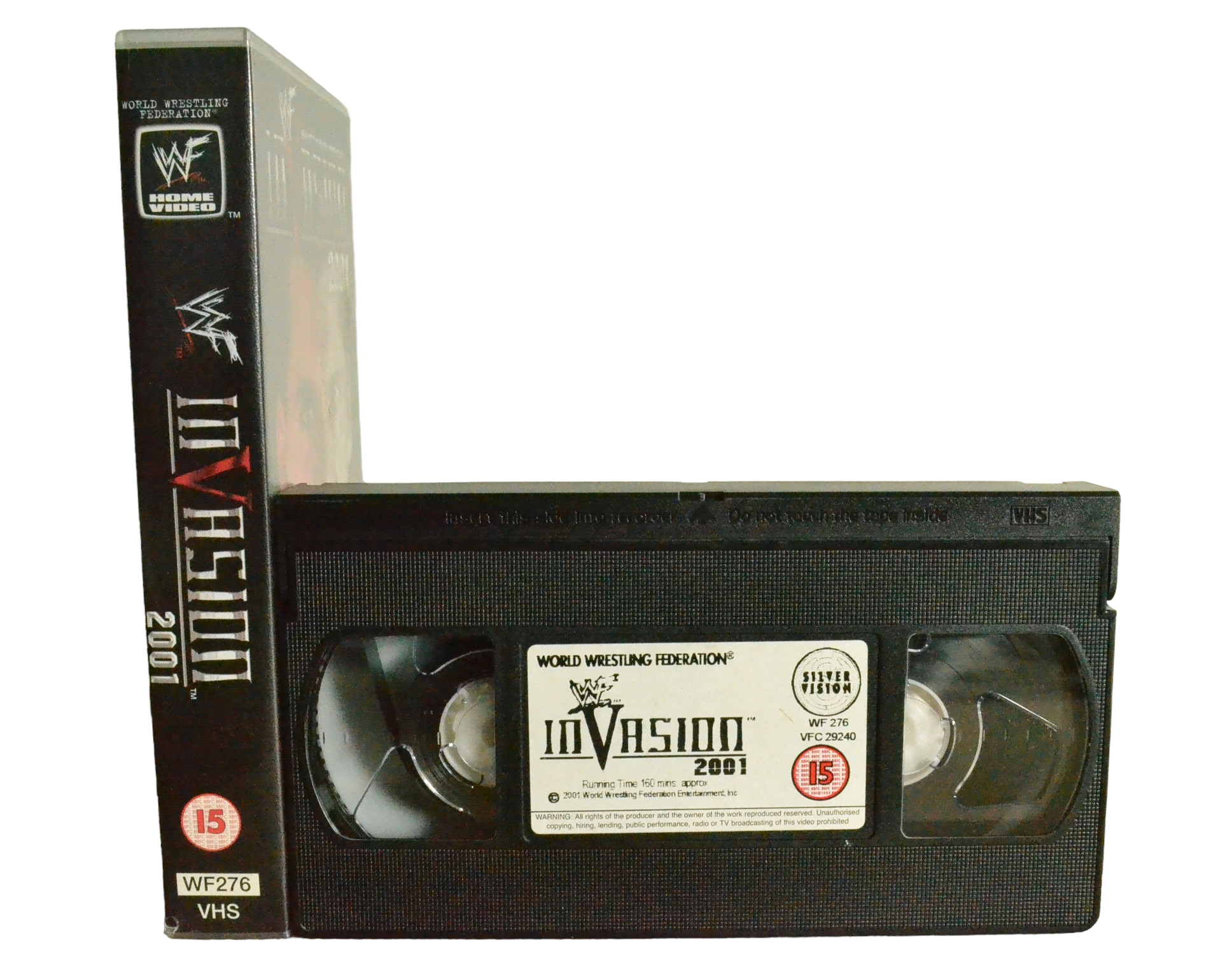 Invasion 2001 - Steve Austin - World Wrestling Federation - WF 276 - Wrestling - Pal - VHS-