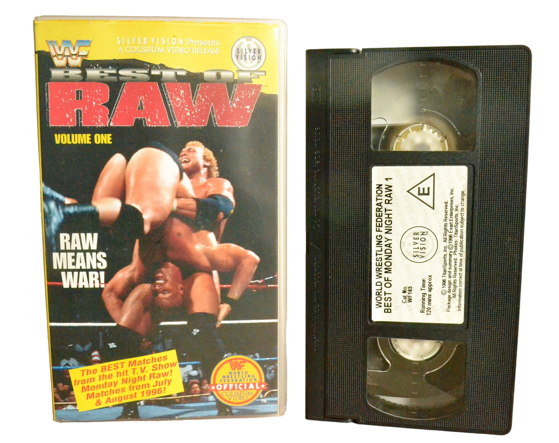 Best Of Raw Volume One - Steve Austin - World Wrestling Federation - WF 165 - Wrestling - Pal - VHS-