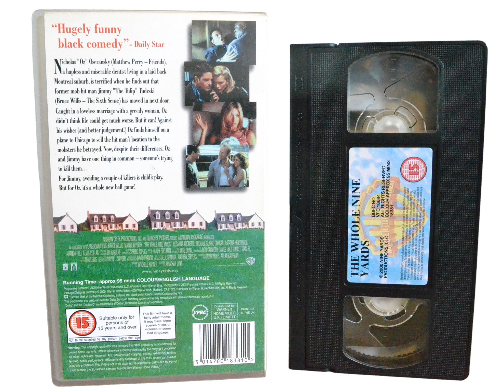 The Whole Nine Yards - Bruce Willis - Warner Home Video - SO18381 - Comedy - Pal - VHS-