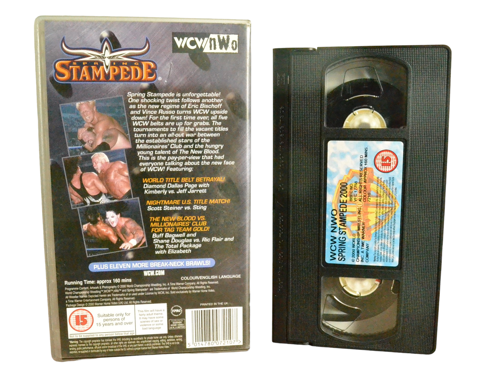 Spring Stamped 2000 - Brian Adams - Warner Home Video] - S0T7210 - Wrestling - Pal - VHS-