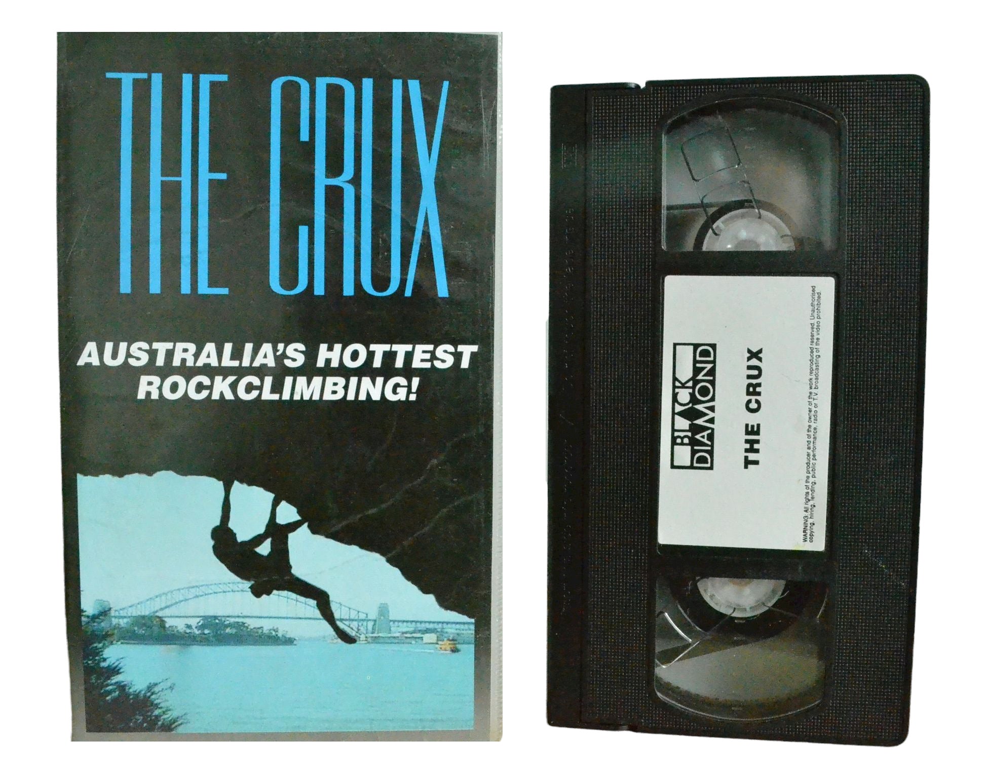 The Crux - Australia's Hottest Rockclimbing! - Black Diamond - Vintage - Pal VHS-