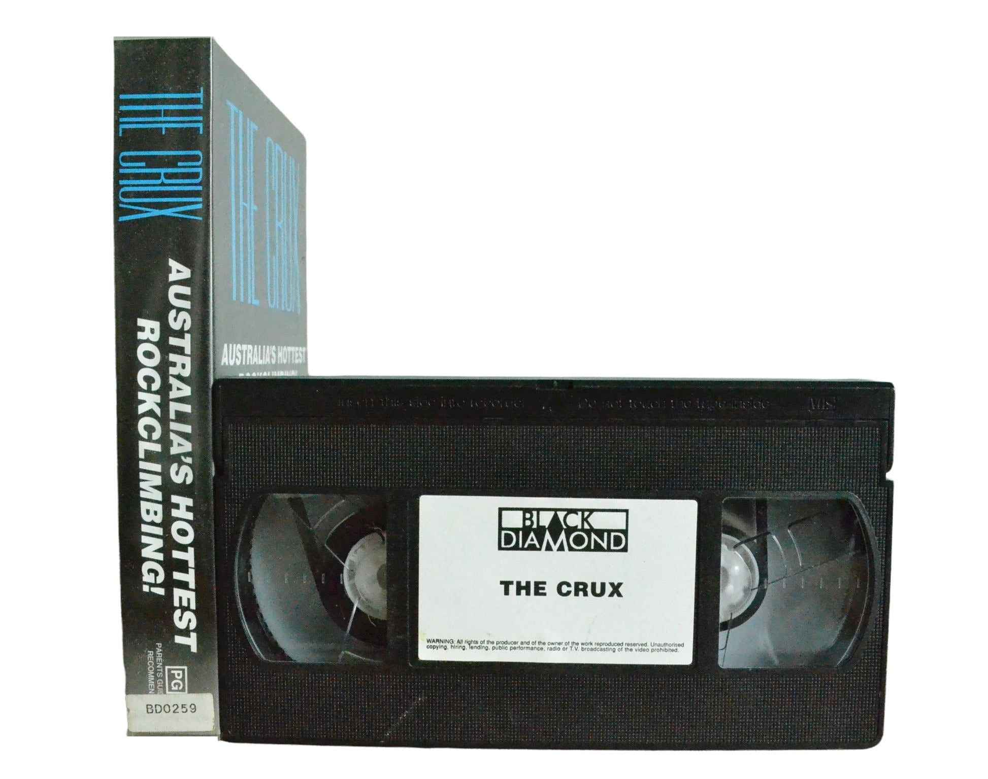 The Crux - Australia's Hottest Rockclimbing! - Black Diamond - Vintage - Pal VHS-