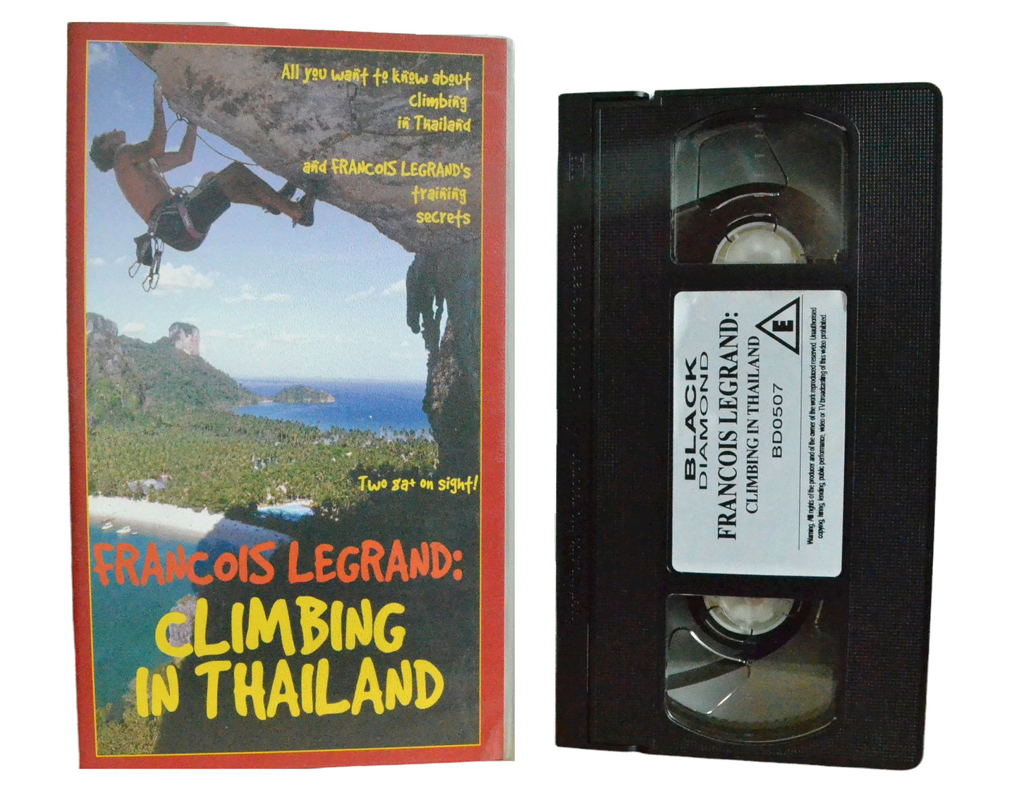 Francois Legrand: Climbing In Thailand - Black Diamond - Vintage - Pal VHS-