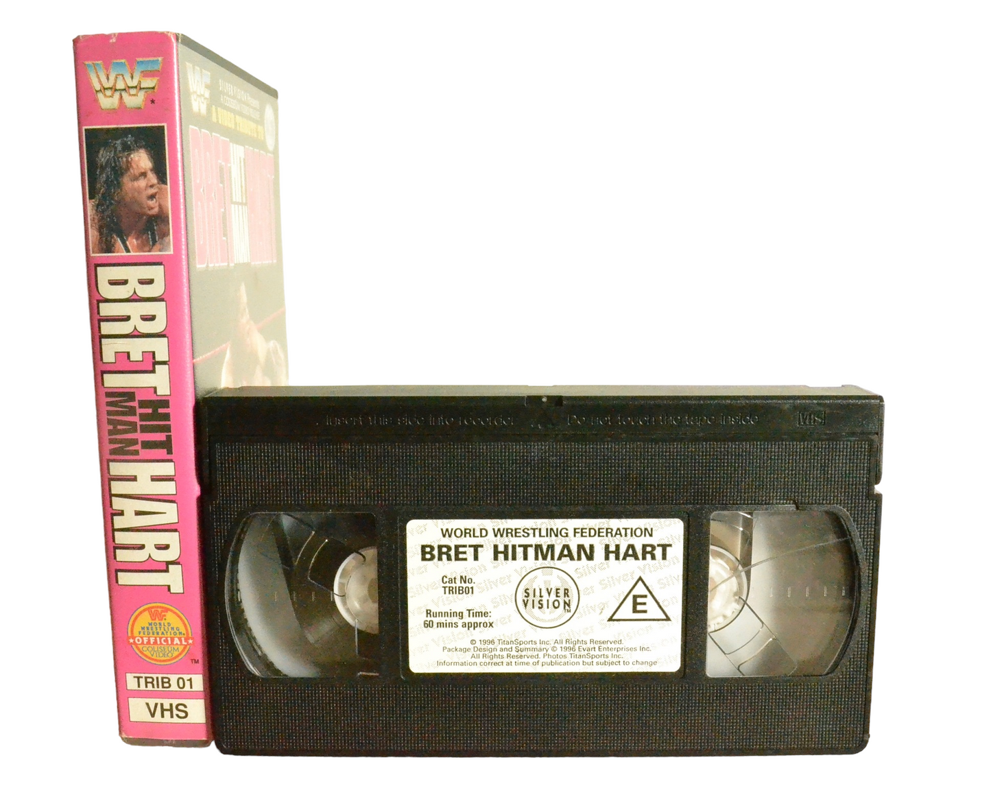 Bret Hitman Hart - Bill Alfonso - World Wrestling Federation - TRIB01 - Wrestling - Pal - VHS-