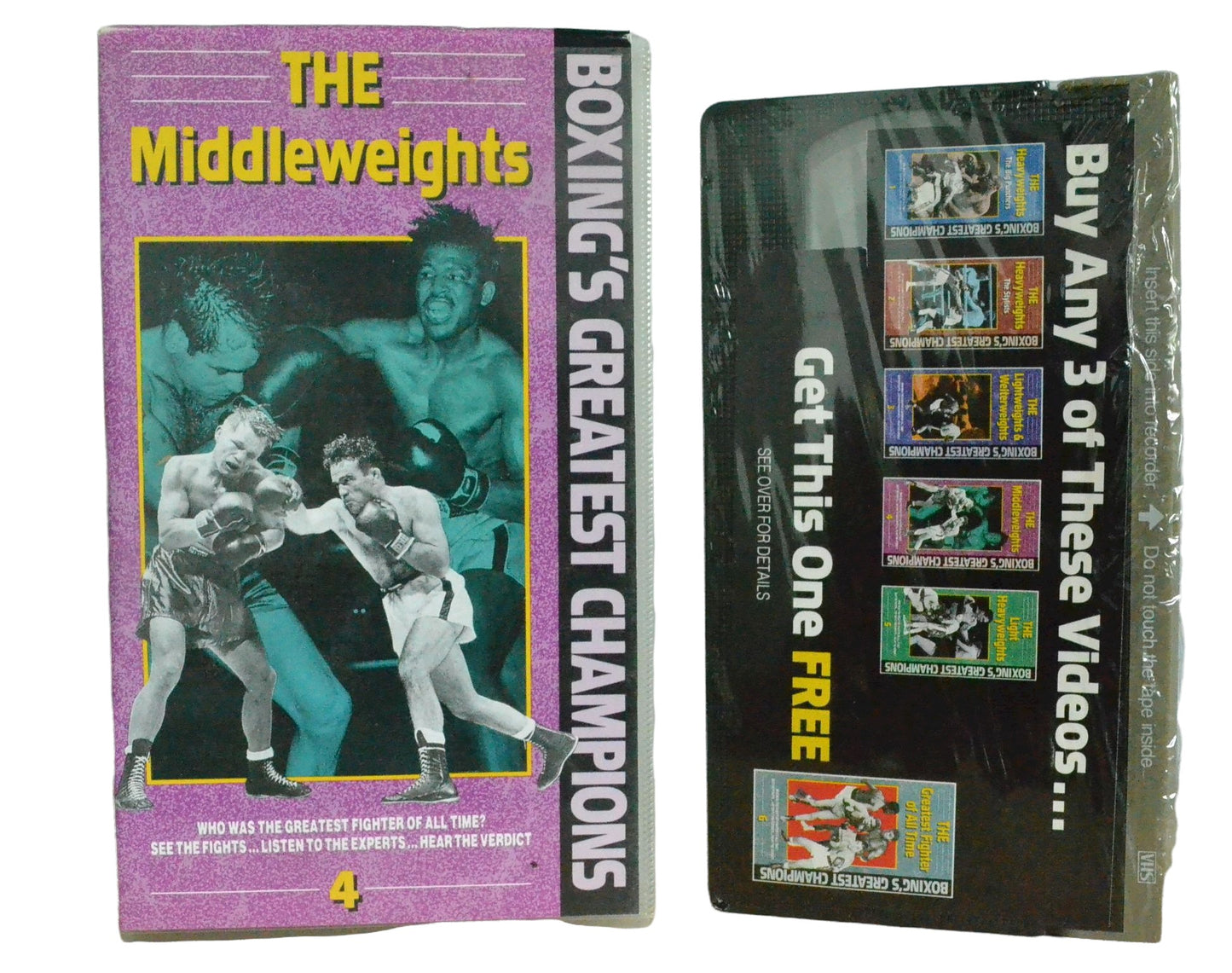 Boxing's Greatest Champions - The Middleweights - Stanley Ketchel - Pickwick Video - Boxing - Pal VHS-