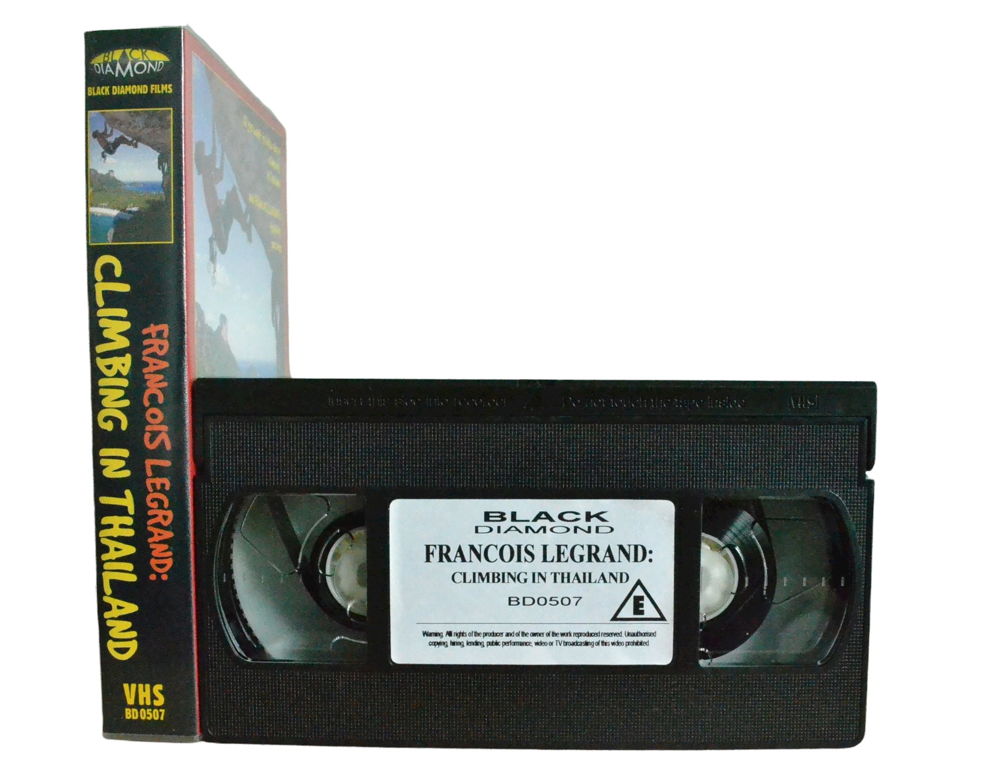 Francois Legrand: Climbing In Thailand - Black Diamond - Vintage - Pal VHS-