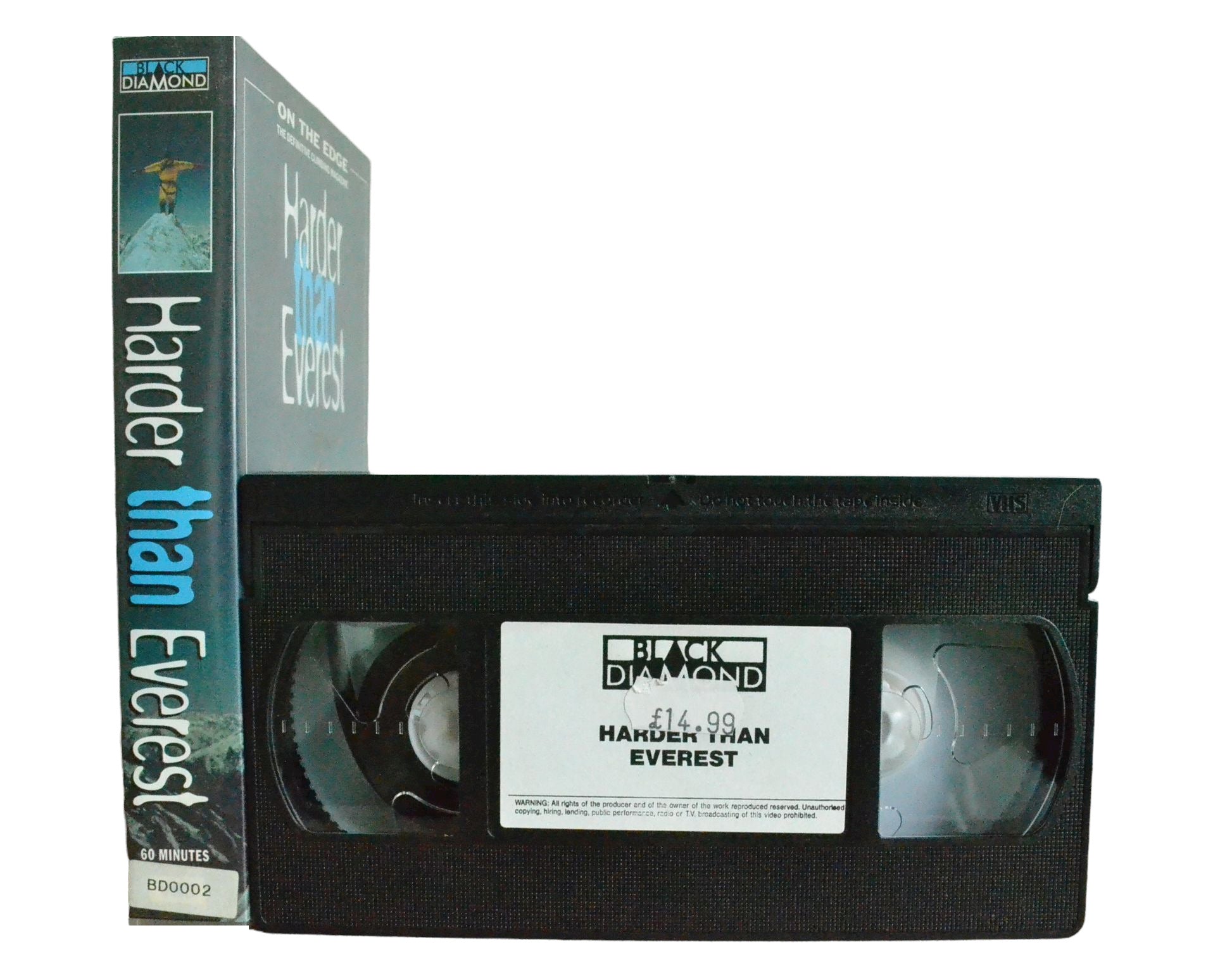 Harder Than Everest - Black Diamond - Vintage - Pal VHS-