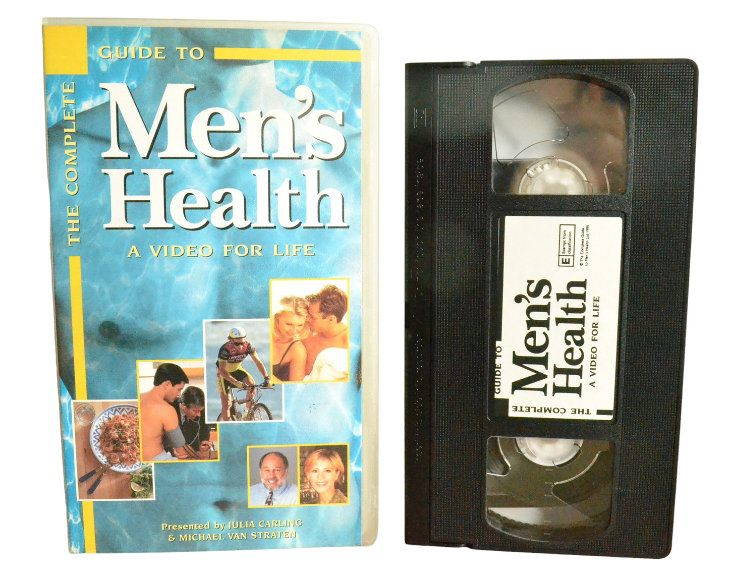 The Complete Guide To Men's Health : A Video For Life - Juli Carling - Health In Vision - CTD11017 - Exercise - Pal - VHS-