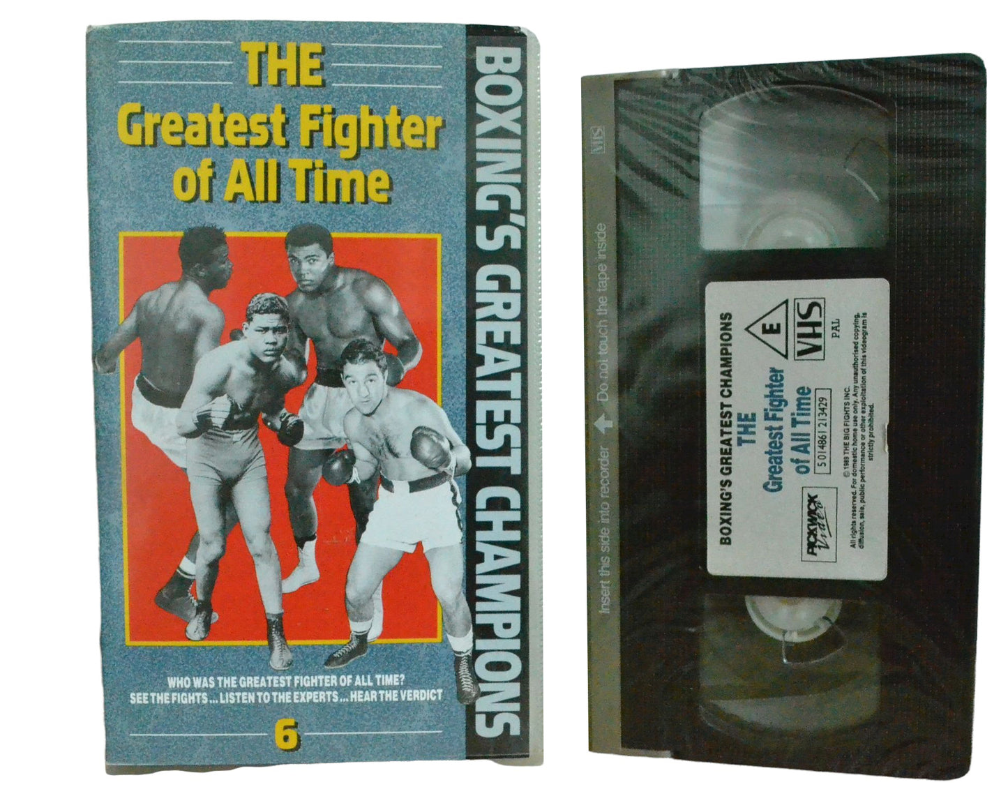 Boxing's Greatest Champions - The Grestest Fighter Of All Time - Rocky Marciano - Pickwick Video - Boxing - Pal VHS-