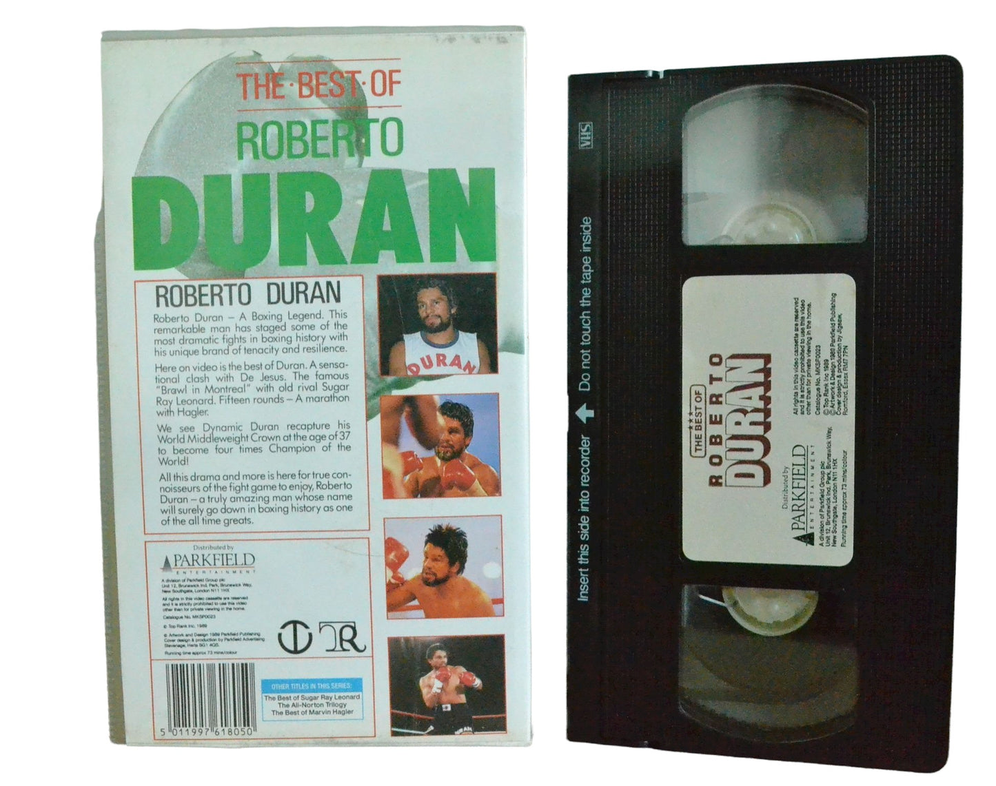 The Best Of Roberto Duran - Roberto Duran - Parkfield Entertainment - Boxing - Pal VHS-