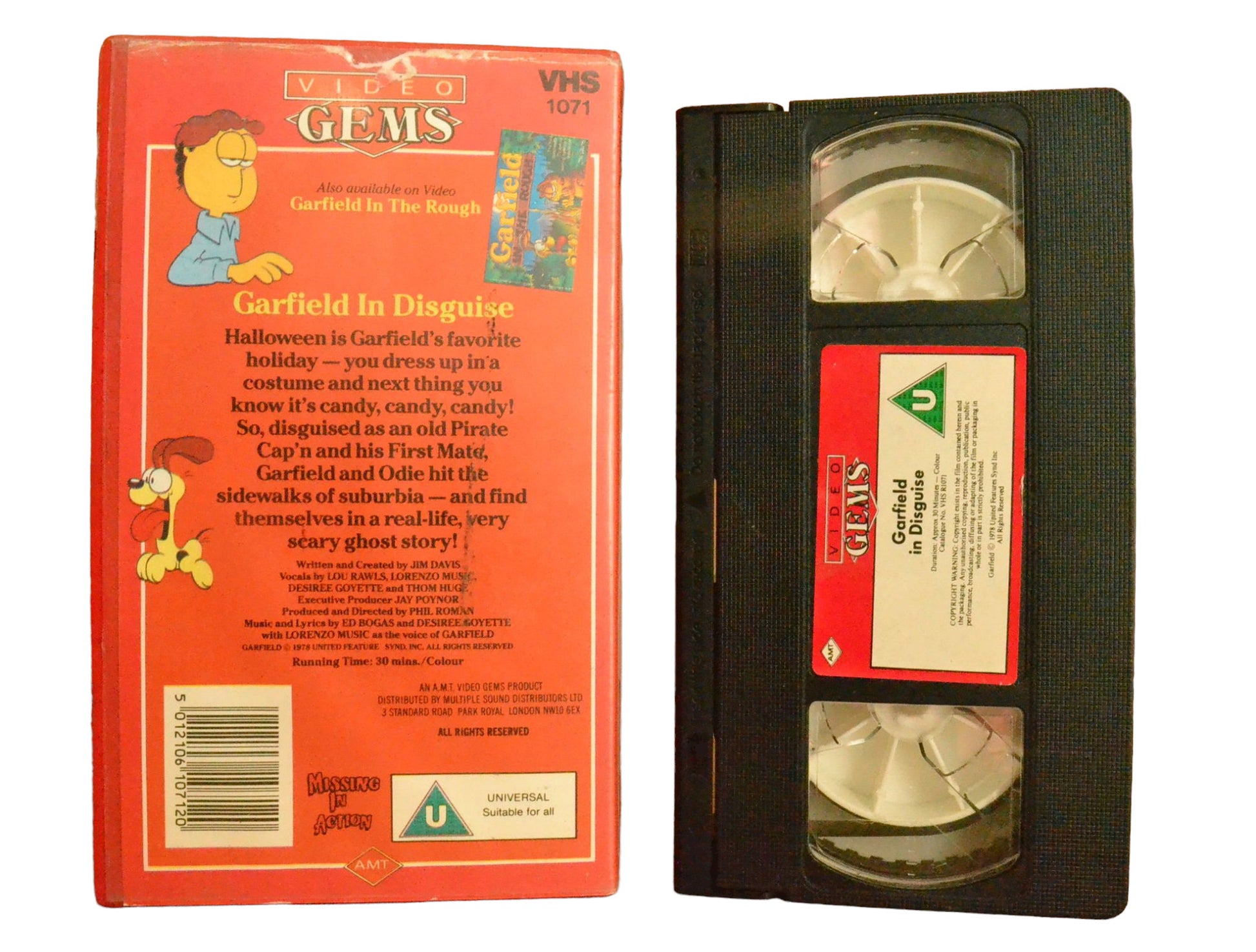 Grafield in Disguise - Video Gems - Childrens - PAL - VHS-