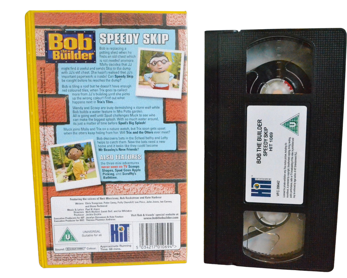 Bob The Builder : Speedy Skip - Hit Entertainment - HIT1069 - Children - Pal - VHS-