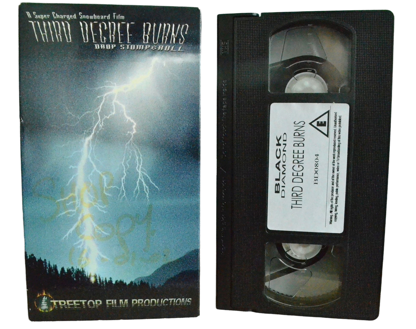 Third Degree Burns - Black Diamond - Vintage - Pal VHS-