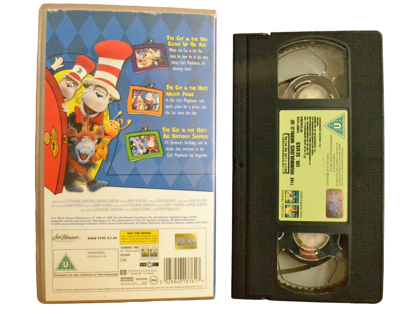 The Wubbulous World of Dr. Seuss - Columbia Tristar Home Entertainment - Childrens - PAL - VHS-