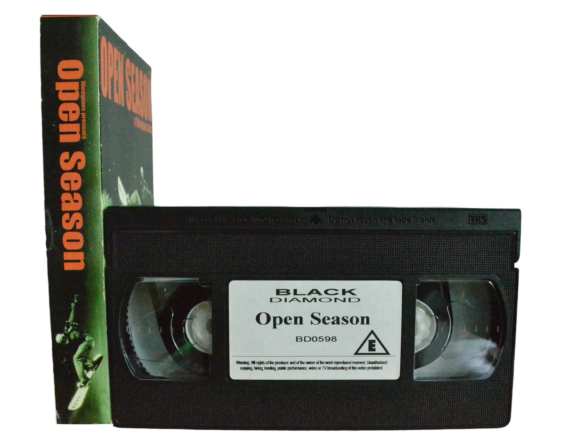 Open Season- A Story Of Highbacks And Gunracks - Black Diamond - Vintage - Pal VHS-