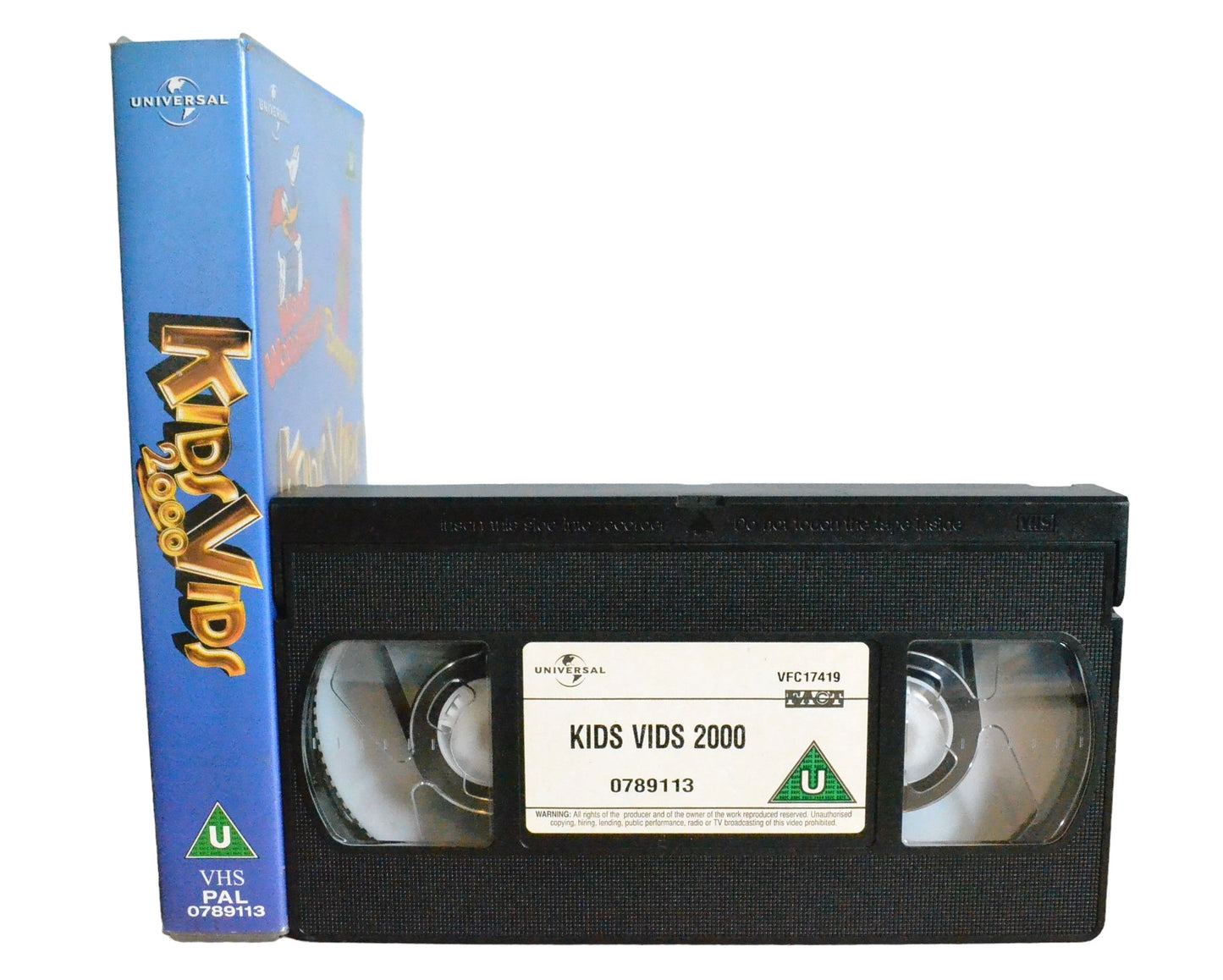 Kids Vids 2000 - Universal Video - 789113 - Children - Pal - VHS-