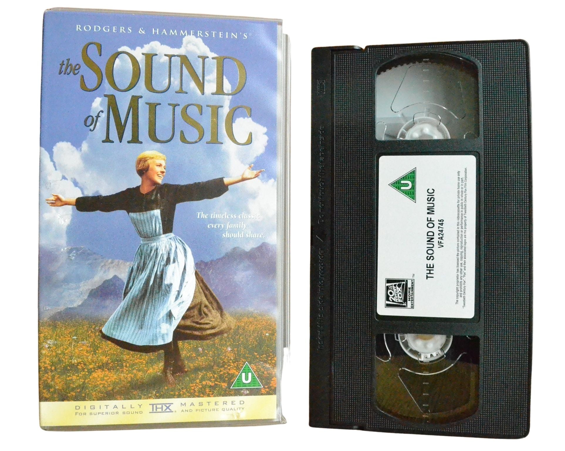 The Sound of Music - Julie Andrews - Vintage - Pal VHS-