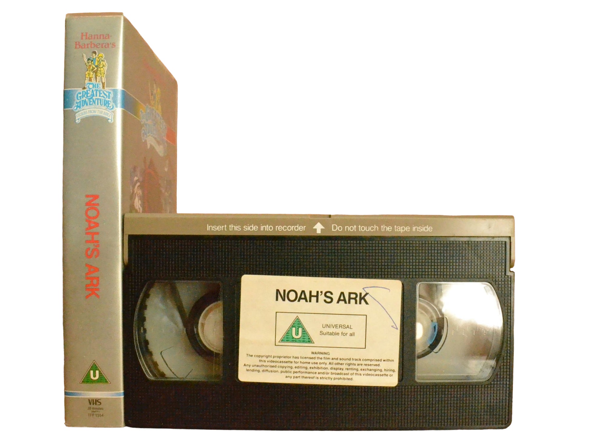 Noah's Ark - Lorne Greene - Hanna- Barbera's - Childrens - PAL - VHS-