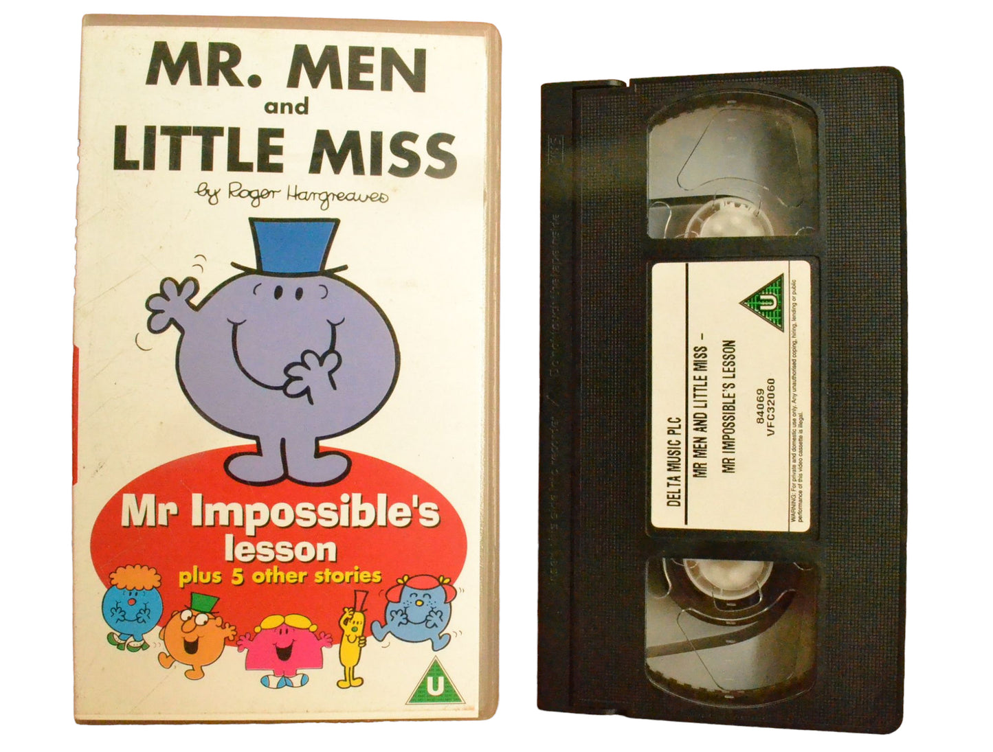 Mr. Men And Little Miss - Delta - Childrens - PAL - VHS-