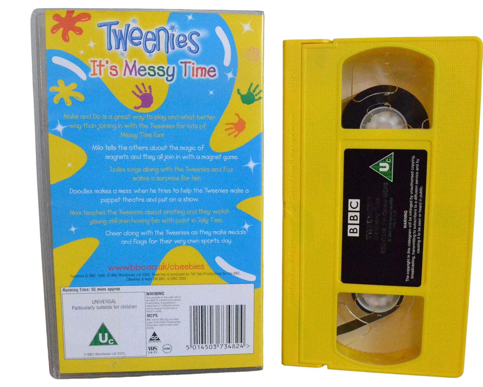 Tweenies : It's Messy Time - BBC Video - BBCV7348 - Children - Pal - VHS-