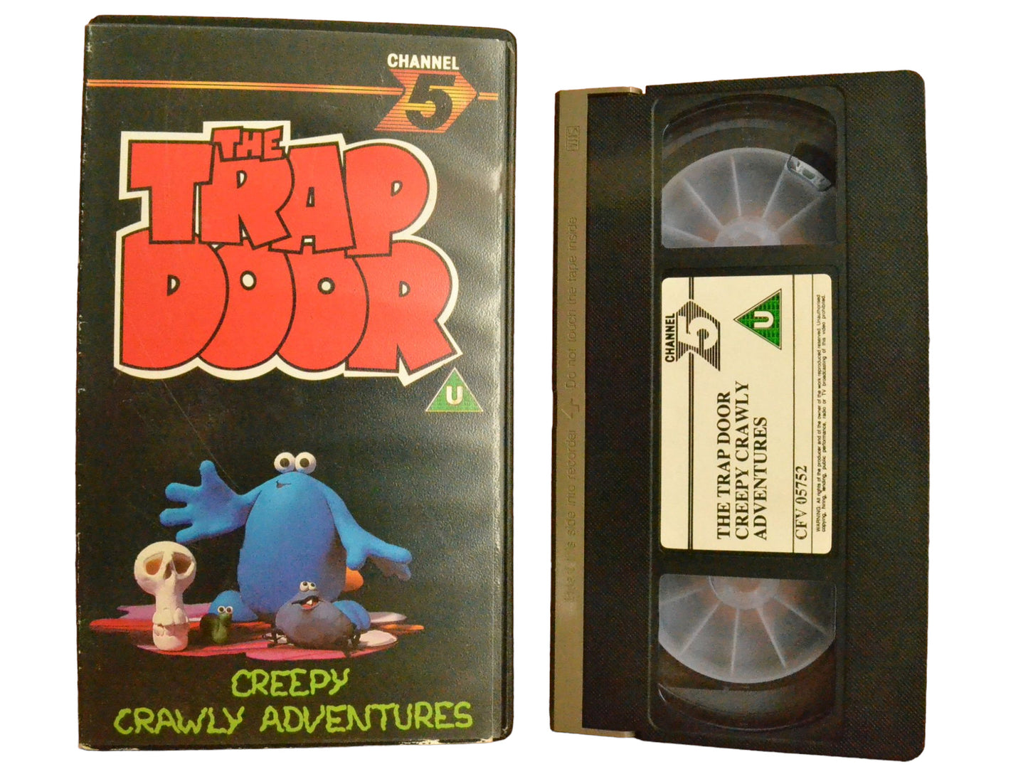 The Trap Door - William Rushton and Nick Shipley - Channel 5 - Childrens - PAL - VHS-