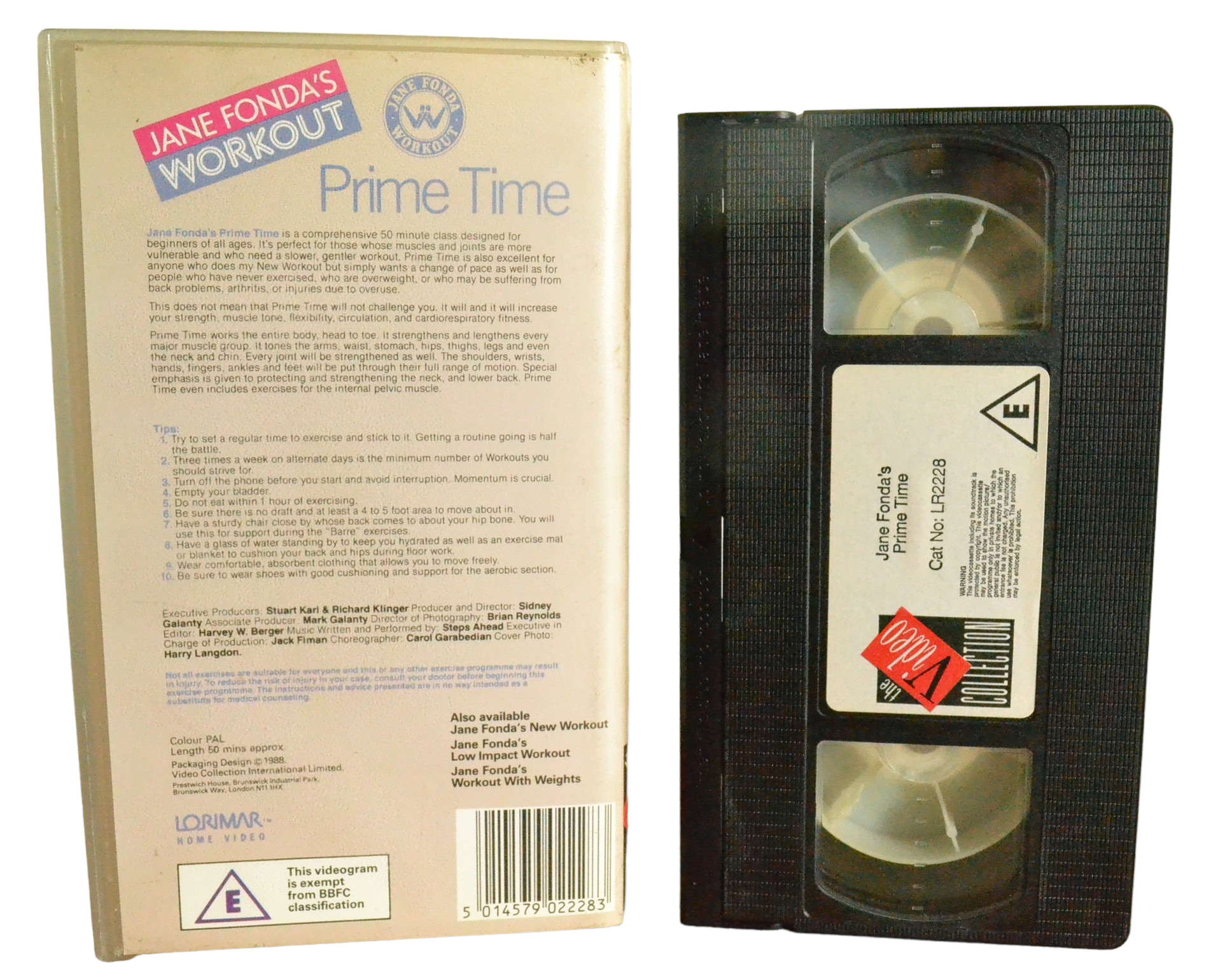 Jane Fonda's : Prime Time - Jane Fonda's - Lqrimar Home Video - LR2228 - Exercise - Pal - VHS-