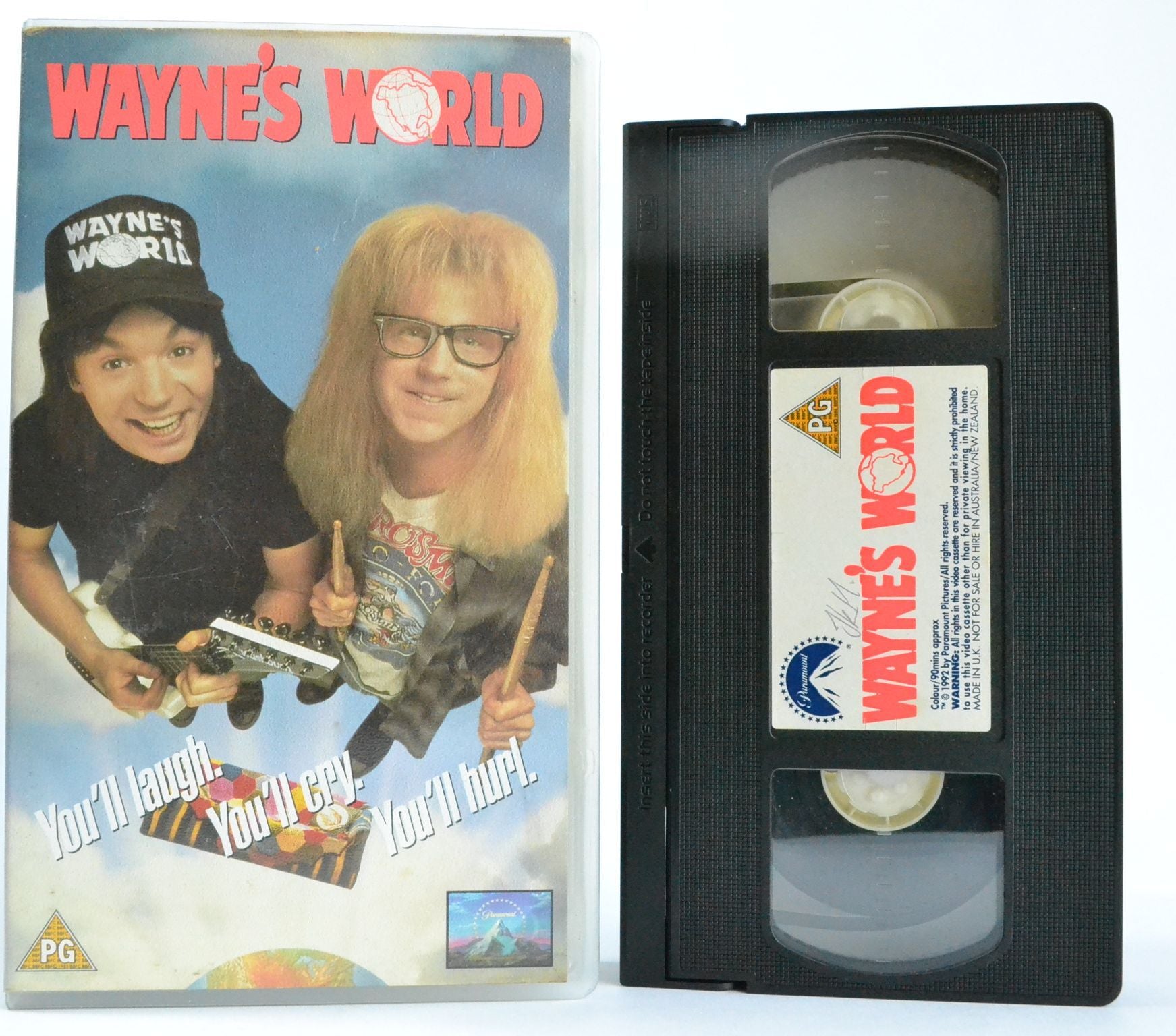 Wayne’s World: (1992) Pure Mentalism - Myers & Carvey - T.V. Show - Comedy - VHS-