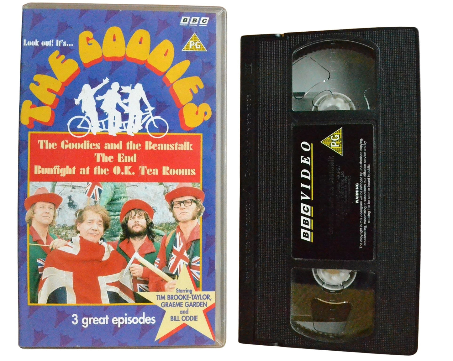 The Goodies: The Goodies and the Beanstalk - Tim Brooke-Taylor - Vintage - Pal VHS-