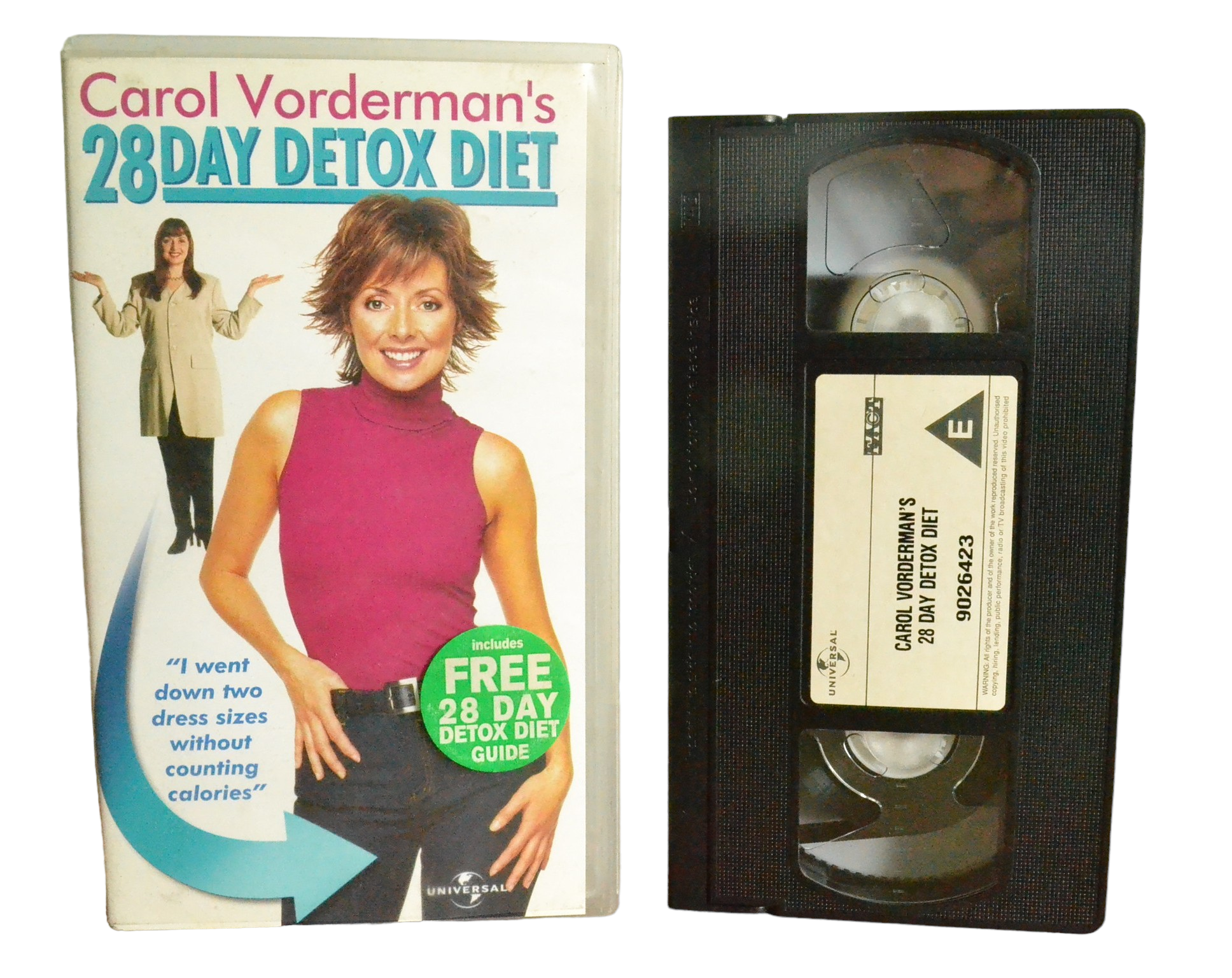 Carol Vorderman's 28 Day Detox Diet - Carol Vorderman - Universal Video - 9026423 - Exercise - Pal - VHS-