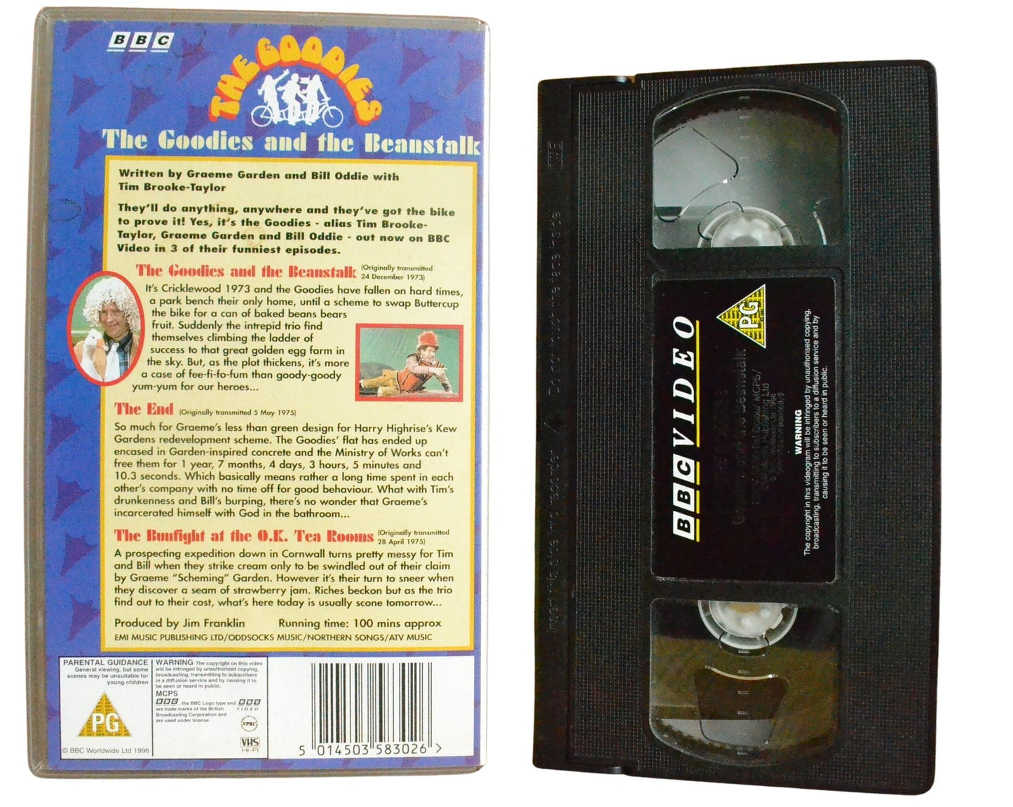 The Goodies: The Goodies and the Beanstalk - Tim Brooke-Taylor - Vintage - Pal VHS-